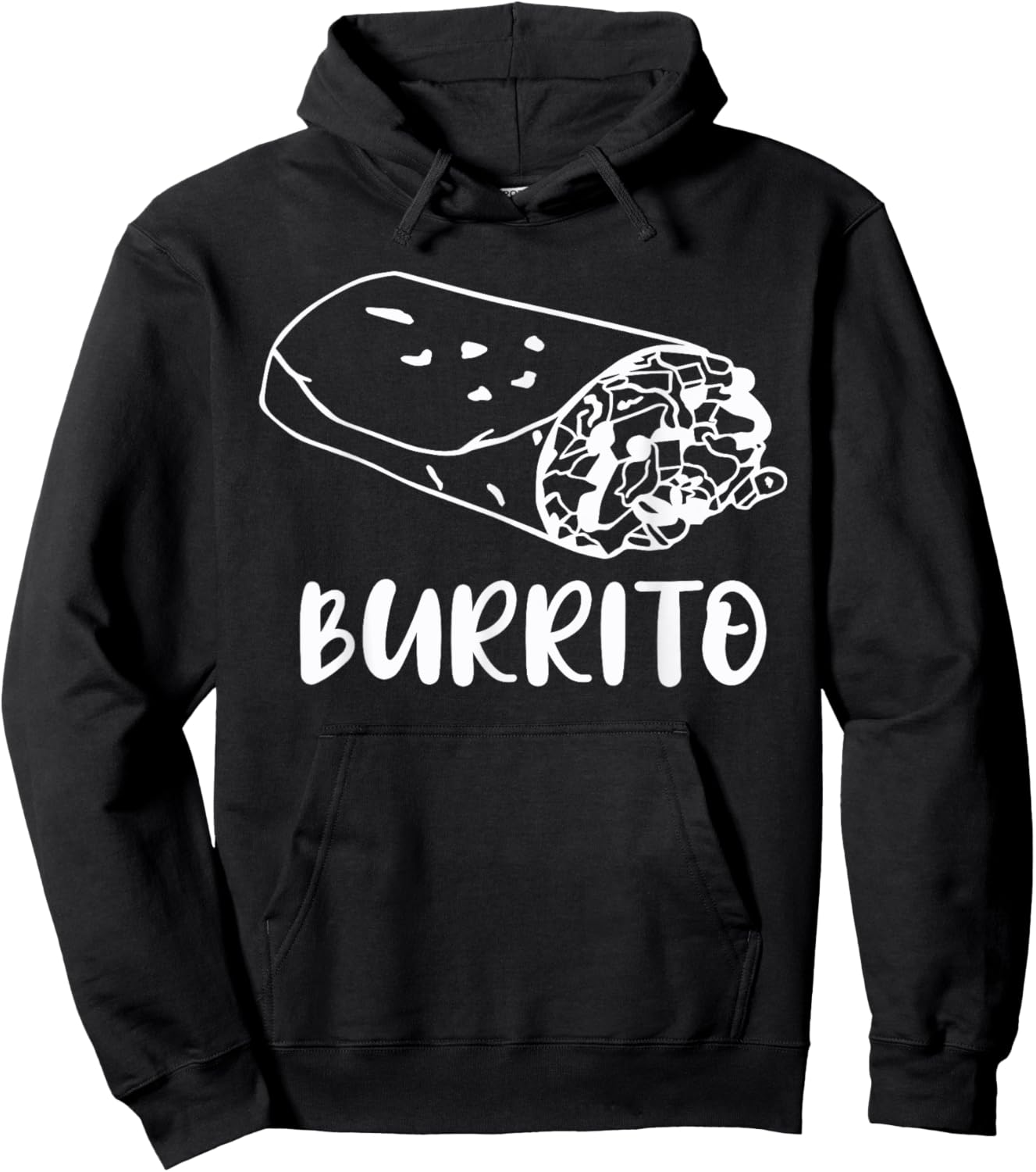 Burrito Taco Taquito Dad Mom Child Baby Matching Family Hoodie - Hoodie | Black