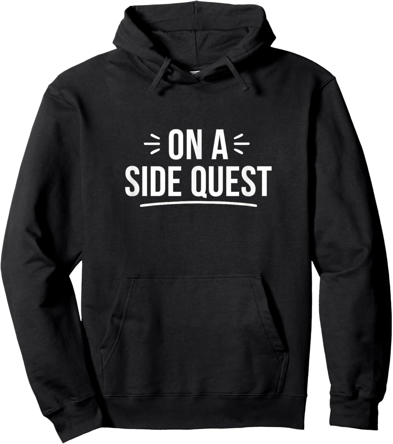 T-Shirt Hoodie - Hoodie | Black