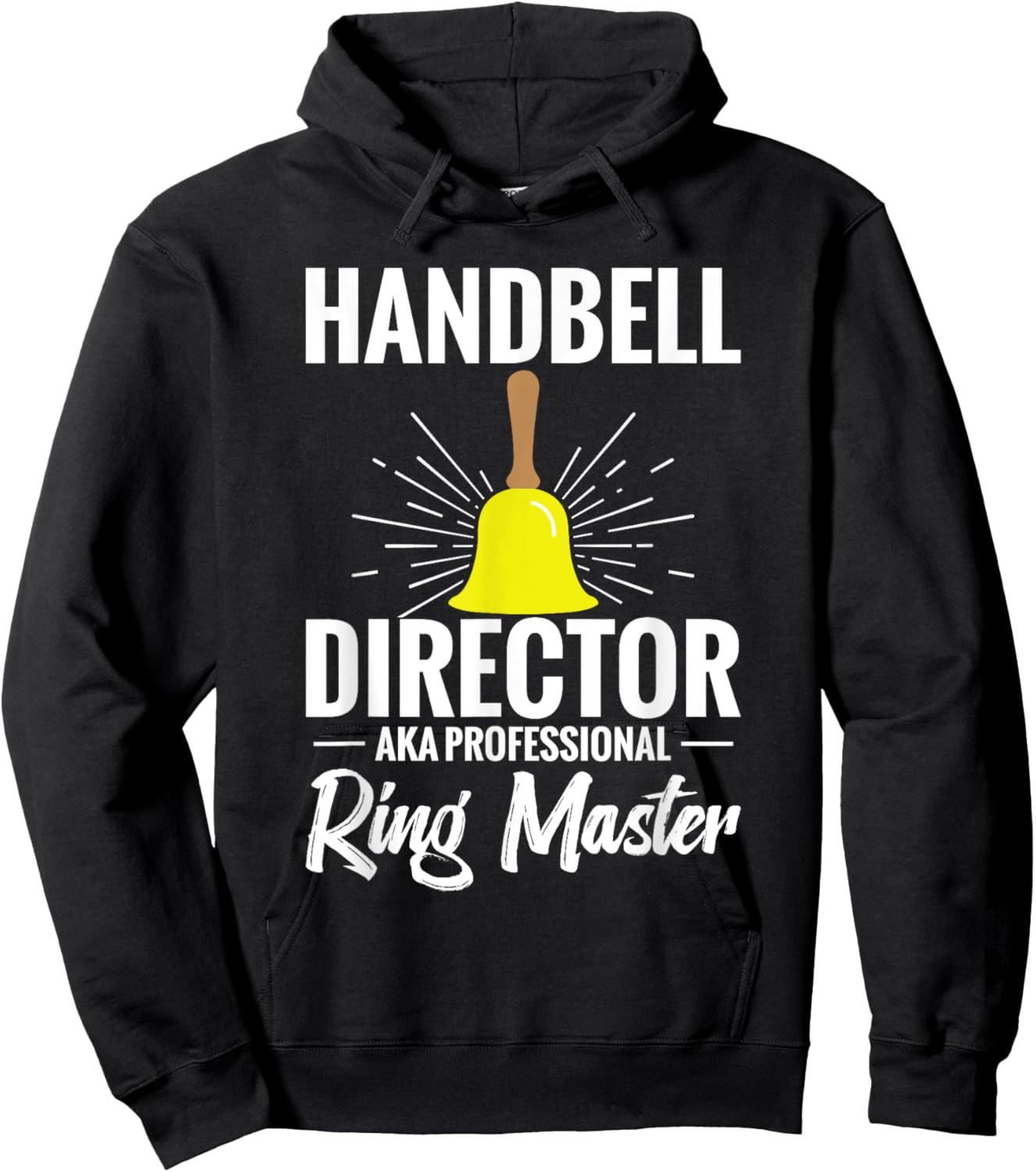 Handbell Player Brass iNstrument Musician Handbell Director Hoodie - Hoodie | Black
