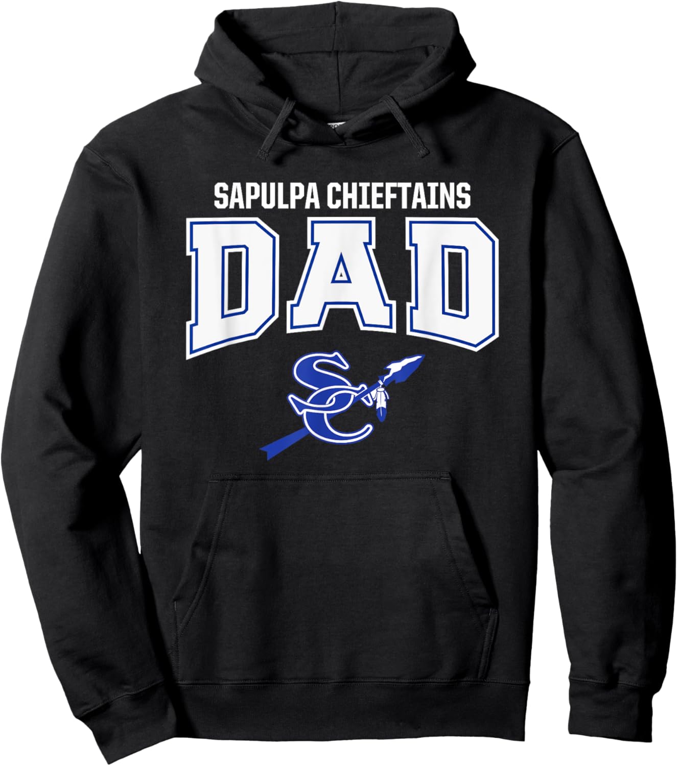 Sapulpa Chieftains Logo Dad HS Hoodie - Hoodie | Black