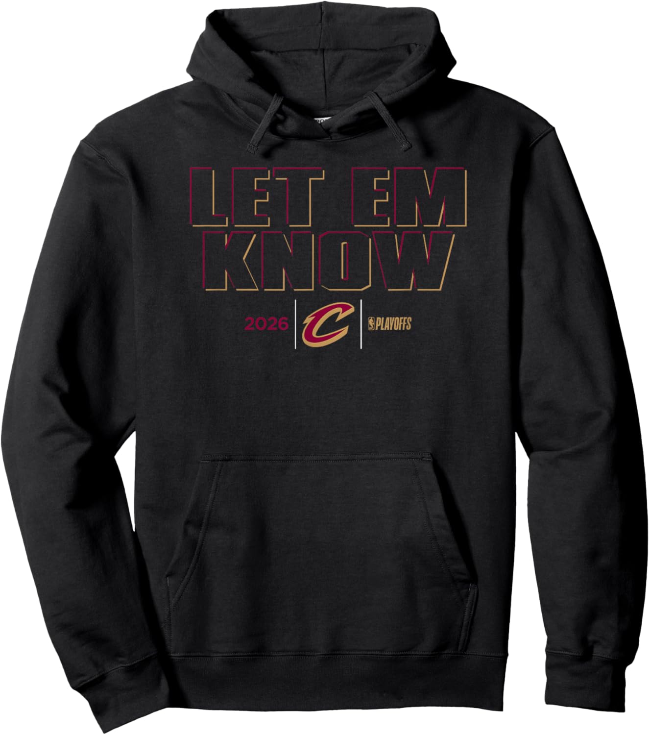 NBA 2026 Playoffs Mantra Cavaliers Shadow Realm Hoodie - Hoodie | Black