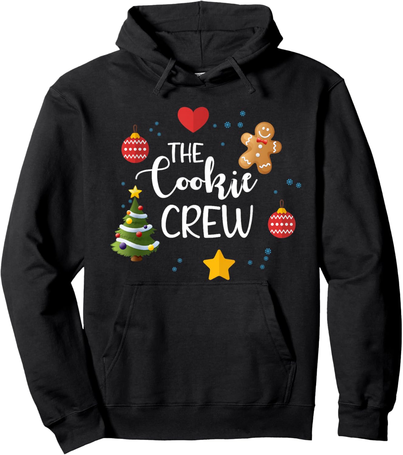 The Cookie Crew, Cookie Baking Crew, Baking Spirit Bright Hoodie - Hoodie | Black