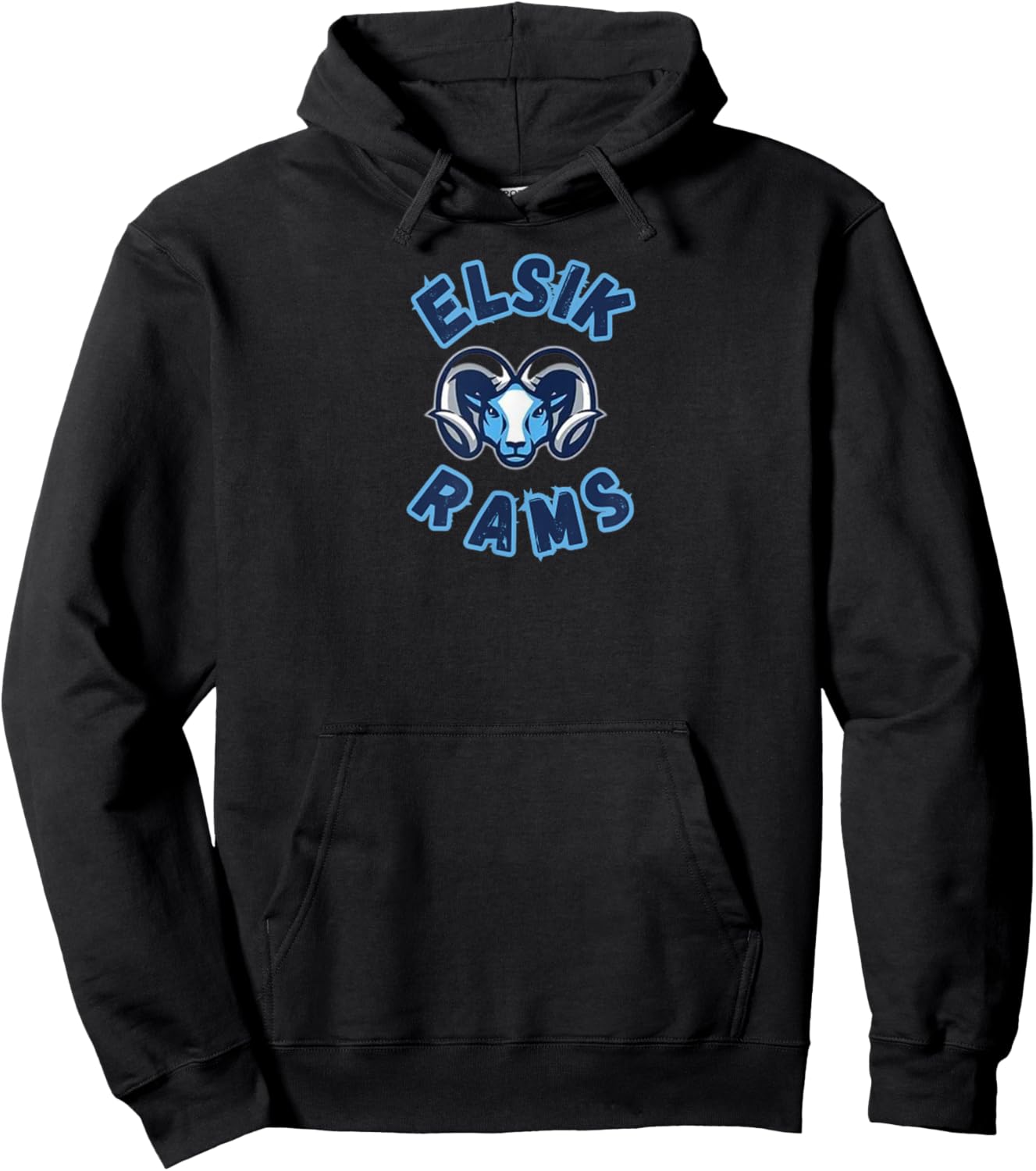 Elsik Rams Hoodie - Hoodie | Black