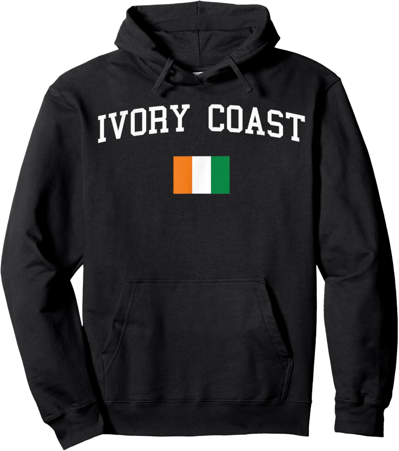 Ivorian Flag Men Women Kids Ivory Coast Hoodie - Hoodie | Black