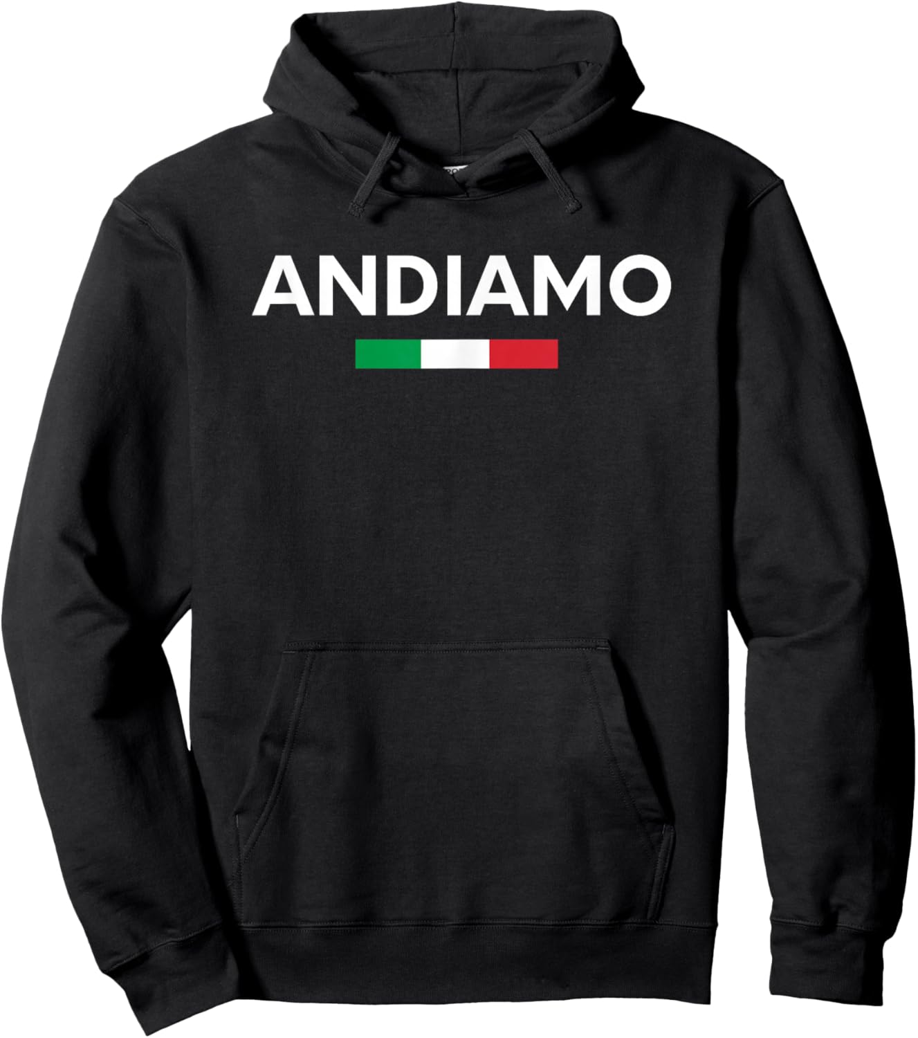 Andiamo Let's Go Italian Travel Hoodie - Hoodie | Black