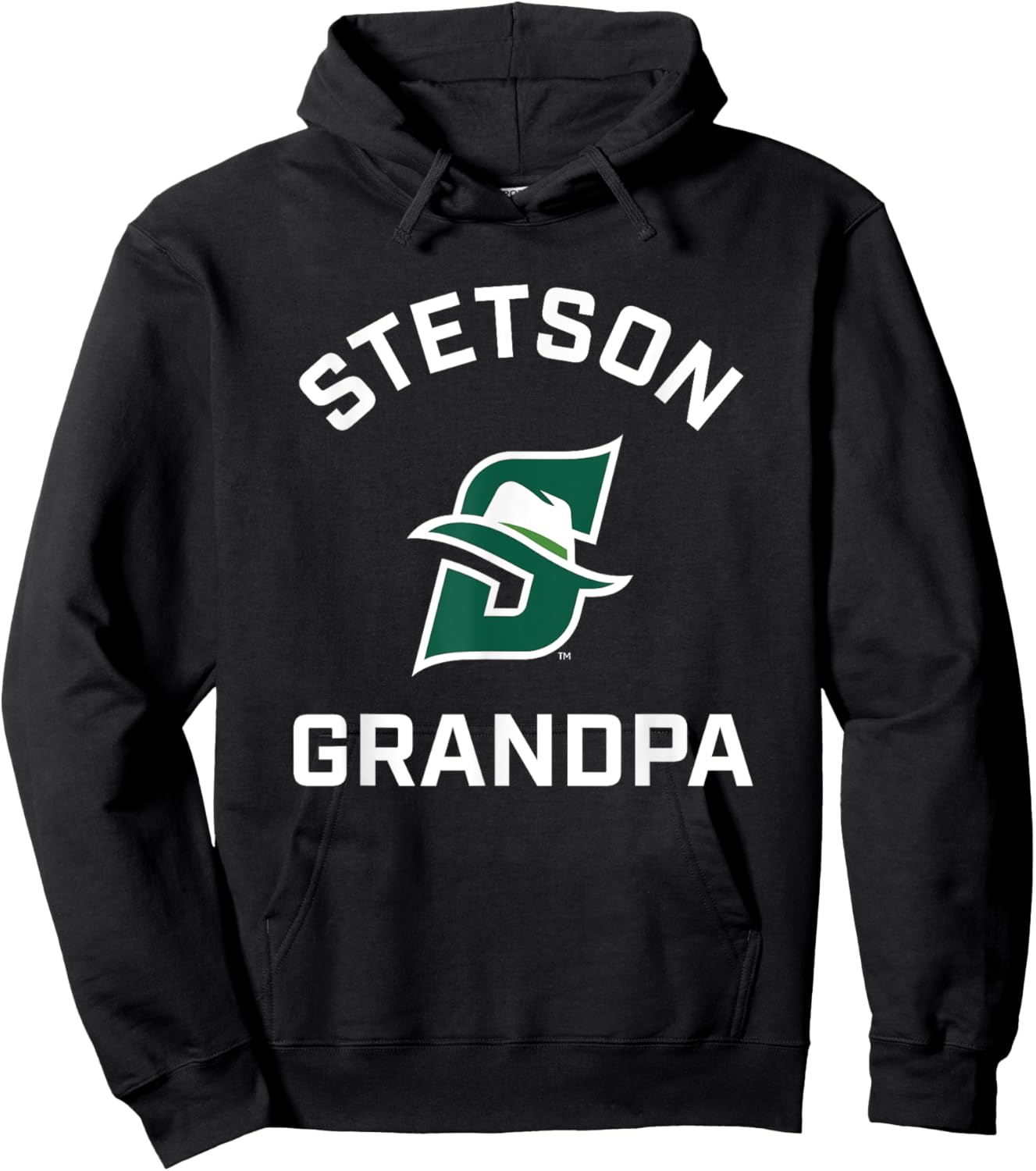 Stetson University Hatters Arched Grandpa Hoodie - Hoodie | Black