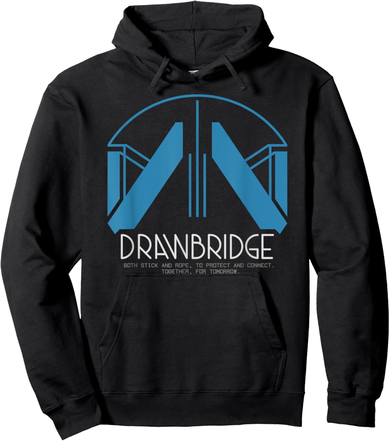 Death Stranding 2 Levis Bridge Logo Iconic Logo Hoodie - Hoodie | Black
