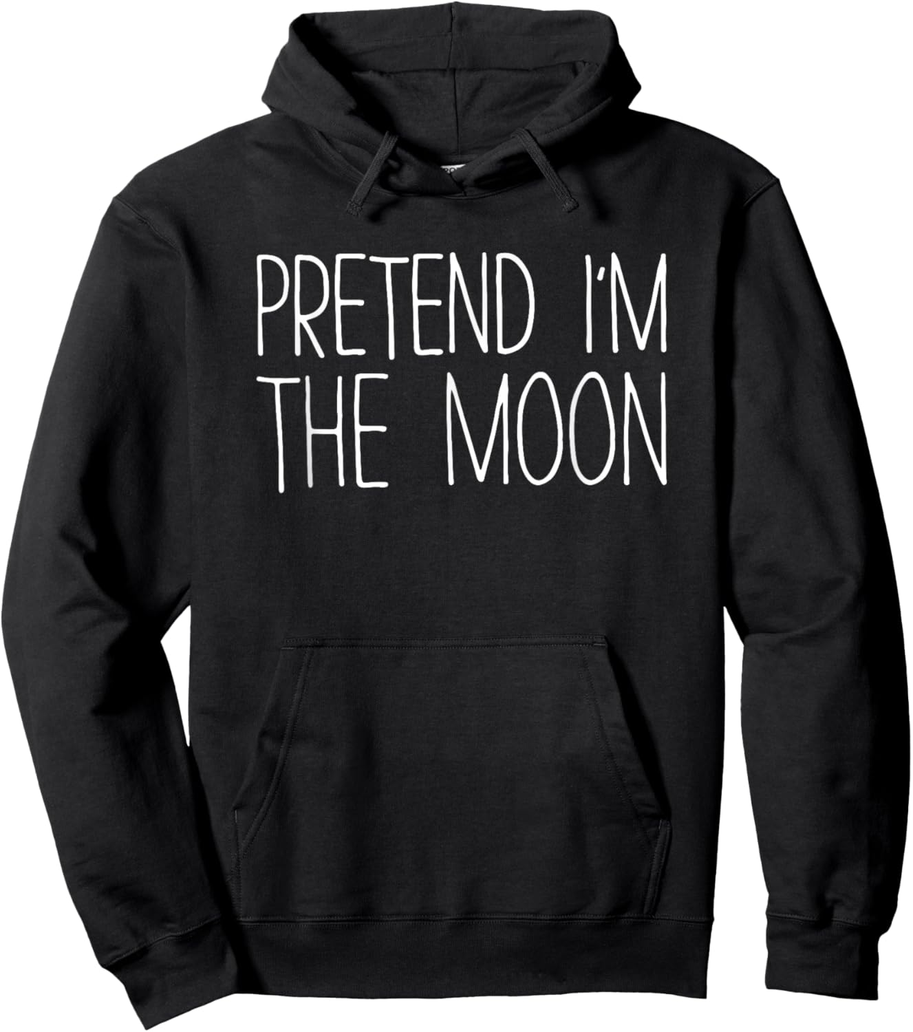Pretend I'm The Moon Shirt Adult Kids Men Women Costume Hoodie - Hoodie | Black