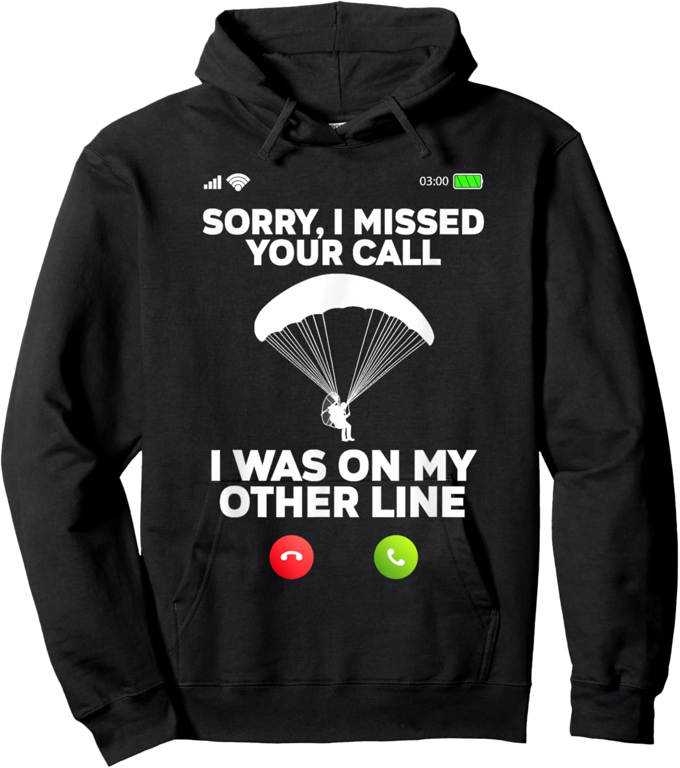 Cool Paramotor Art Women PPG Paragliding Paramotor Hoodie - Hoodie | Black