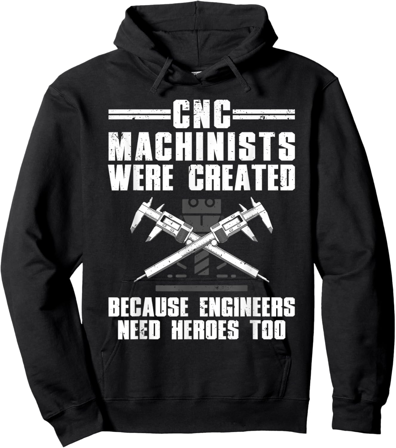 Cool CNC Machinist Art Women CNC Machine Machinist Hoodie - Hoodie | Black