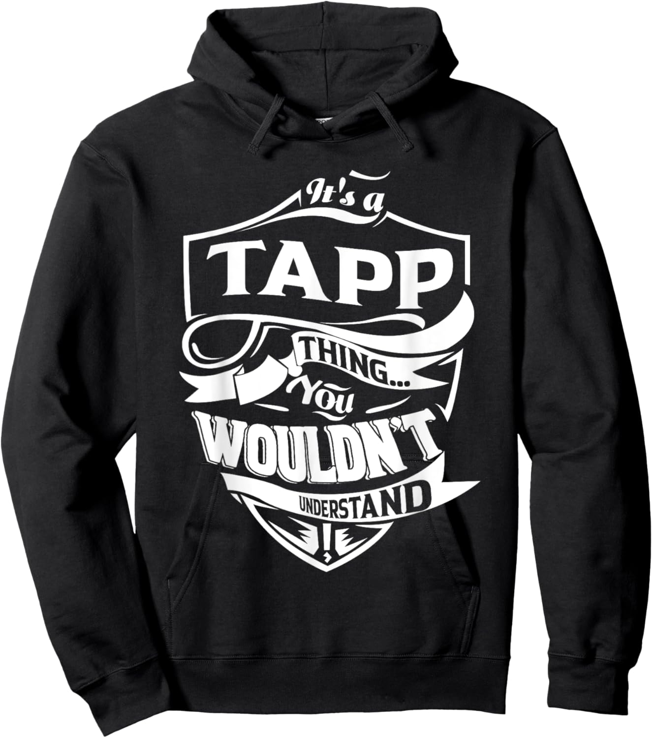 It is a TAPP Thing Gifts Hoodie - Hoodie | Black