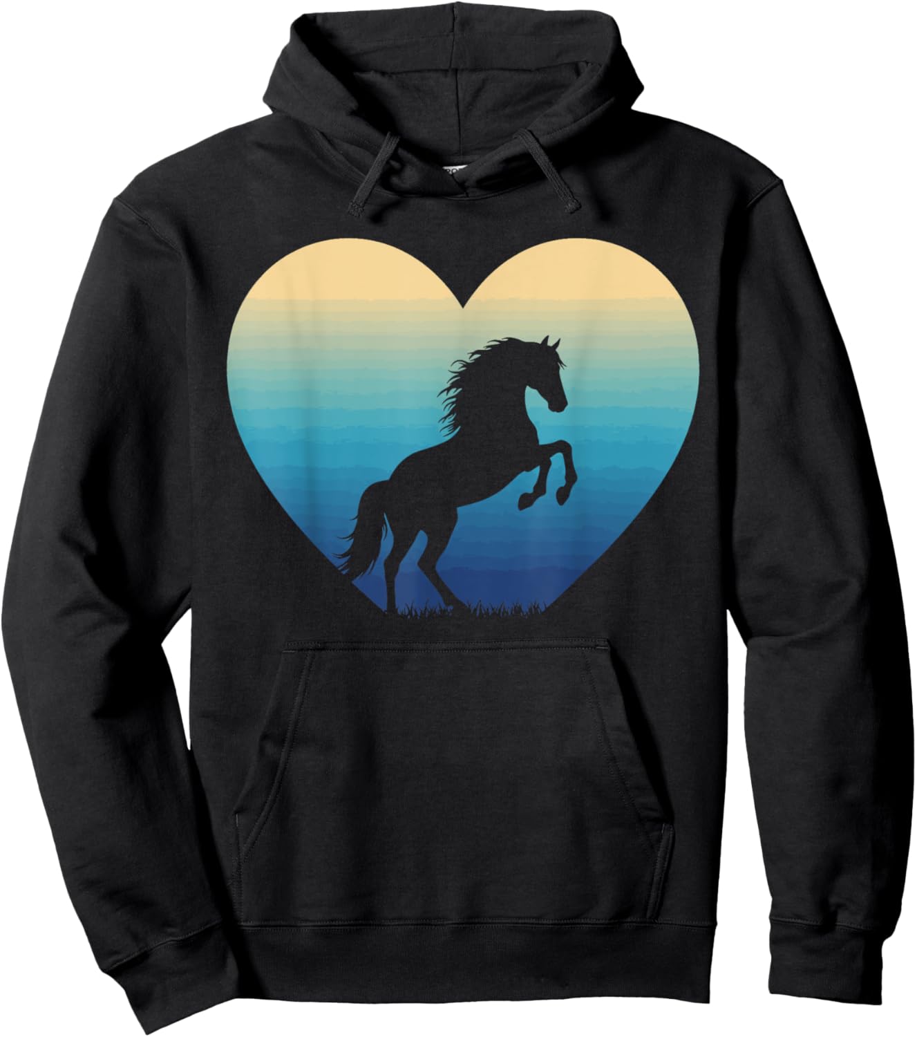 Girls Horse Lover Shirts Boys Women Who Loves Horses Riding Hoodie - Hoodie | Black