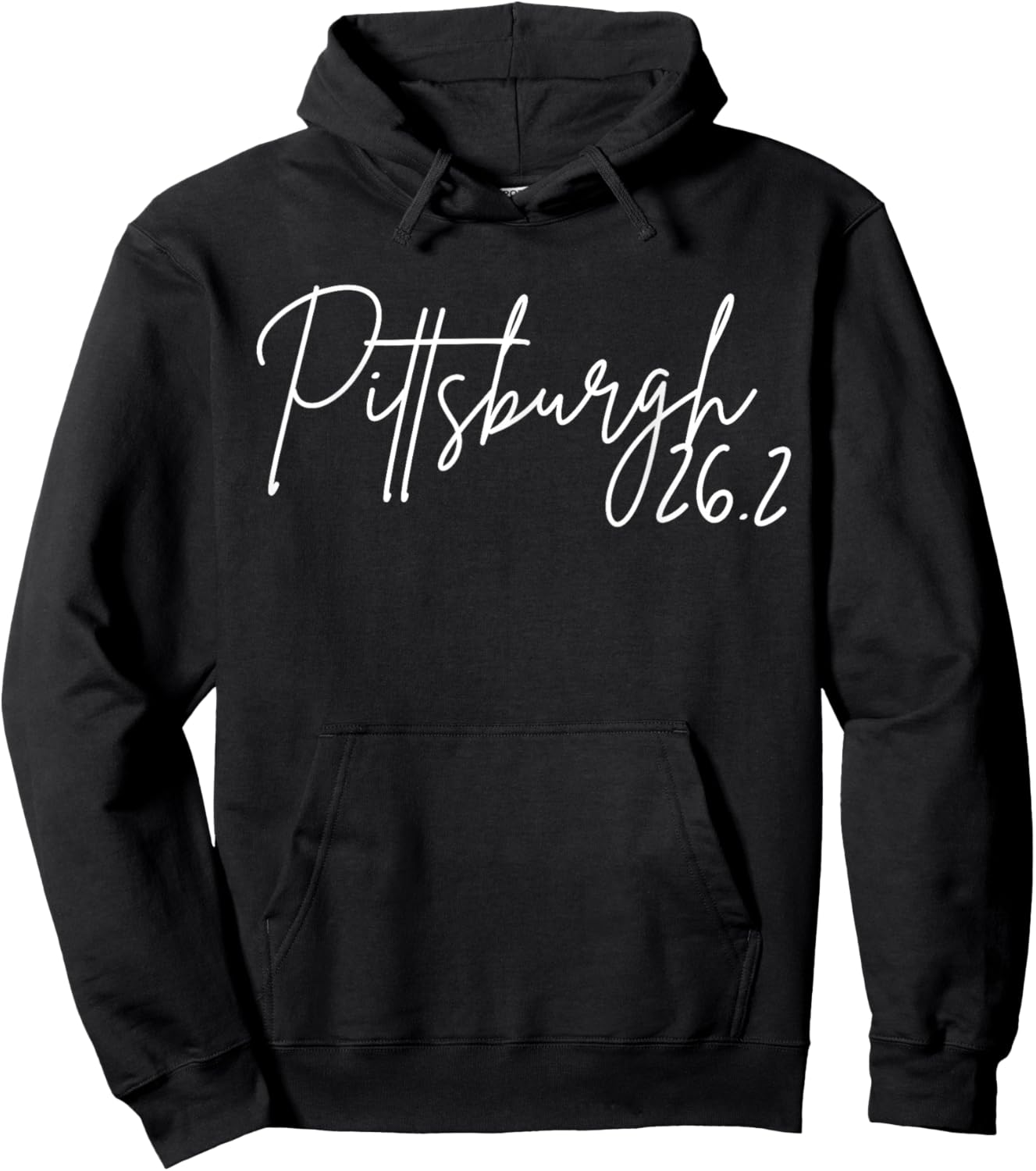 Pittsburgh Running Race 26.2 Marathon Runner Pennsylvania Hoodie - Hoodie | Black