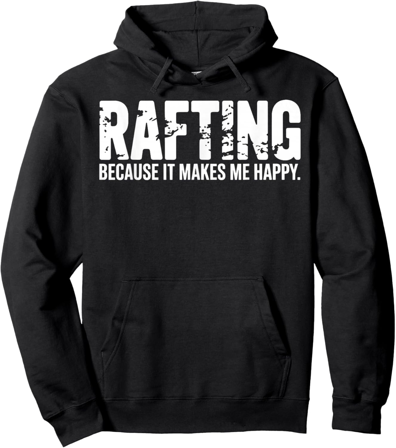 Best Rafting Art Women Whitewater River Raft Rafting Hoodie - Hoodie | Black
