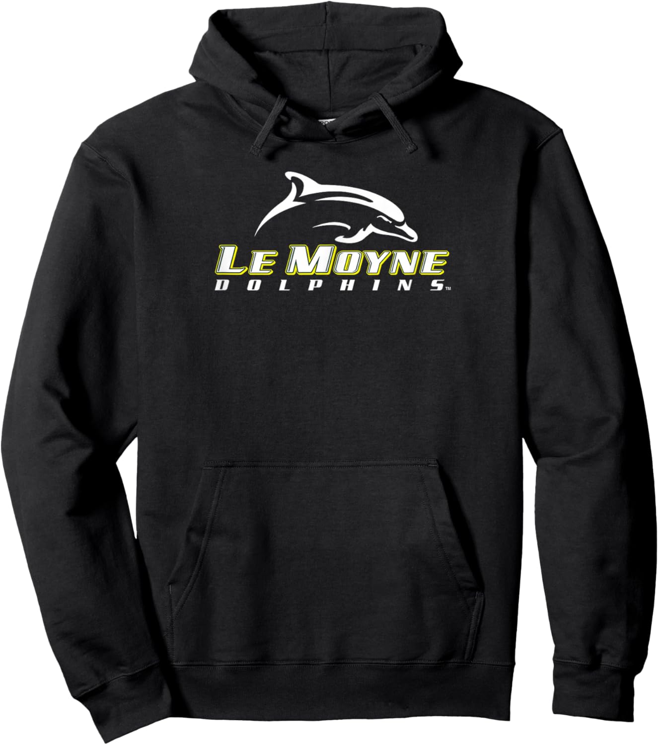 Le Moyne College Dolphins Primary Logo Hoodie - Hoodie | Black
