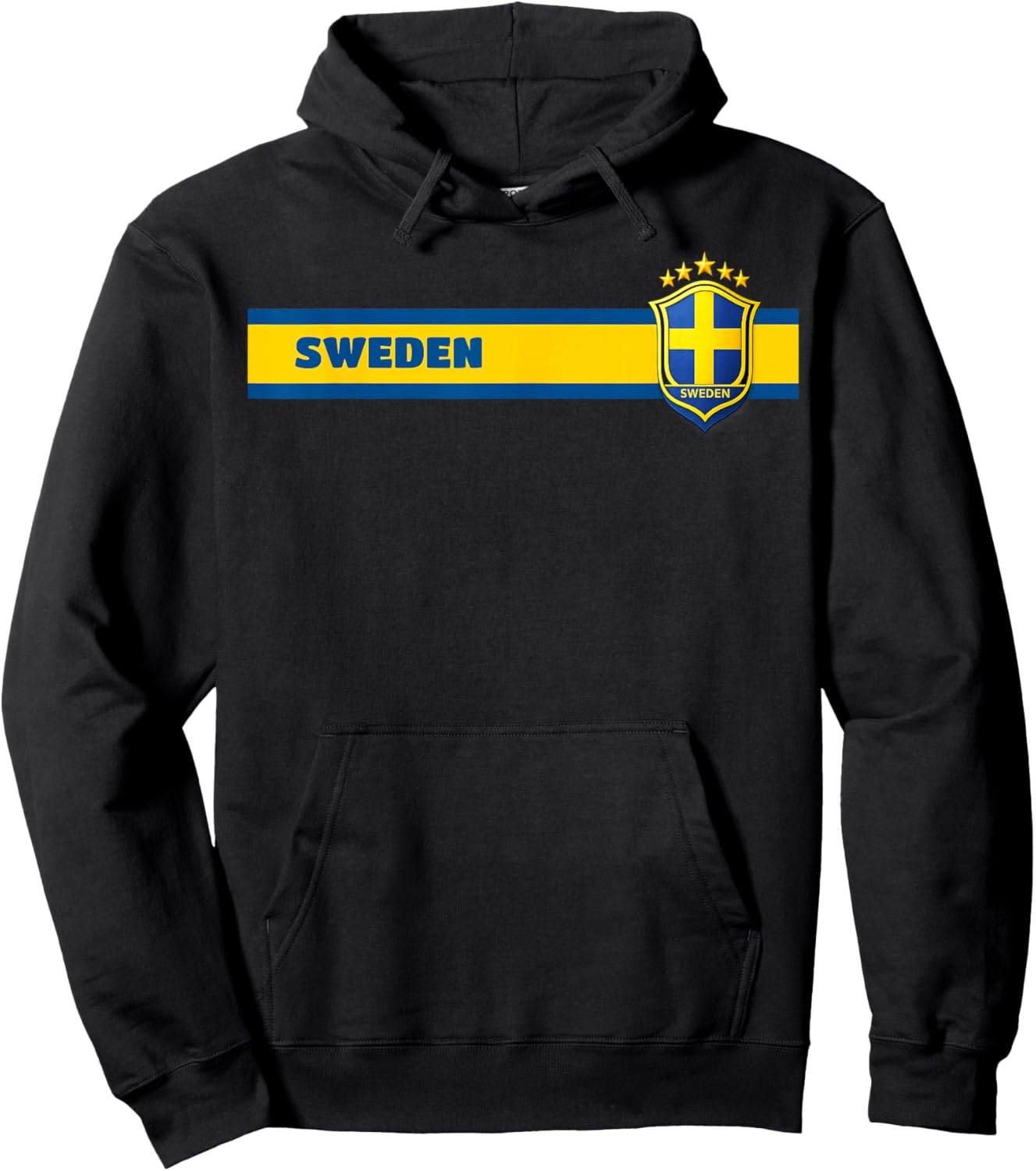 Sweden Women Kids Sweden Fan Hoodie - Hoodie | Black