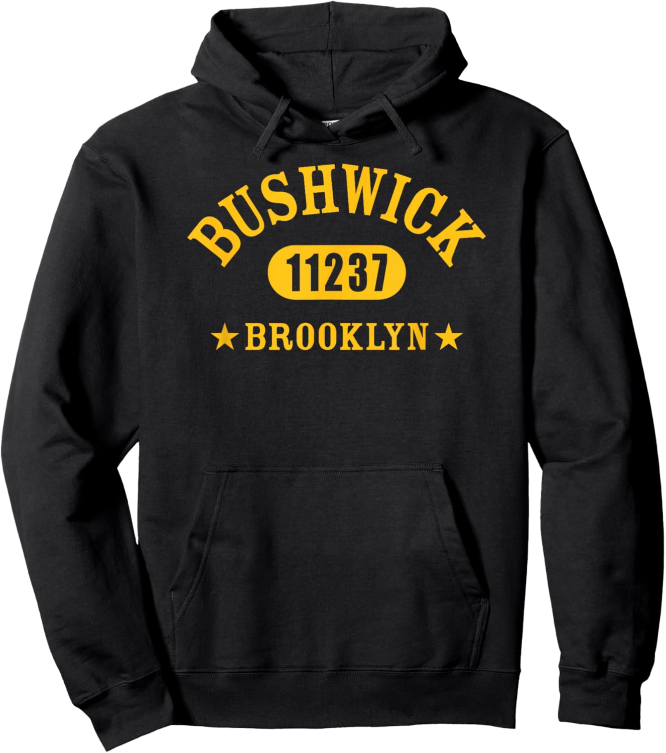 BUSHWICK Brooklyn NY 11237 Athletic Design Hoodie - Hoodie | Black