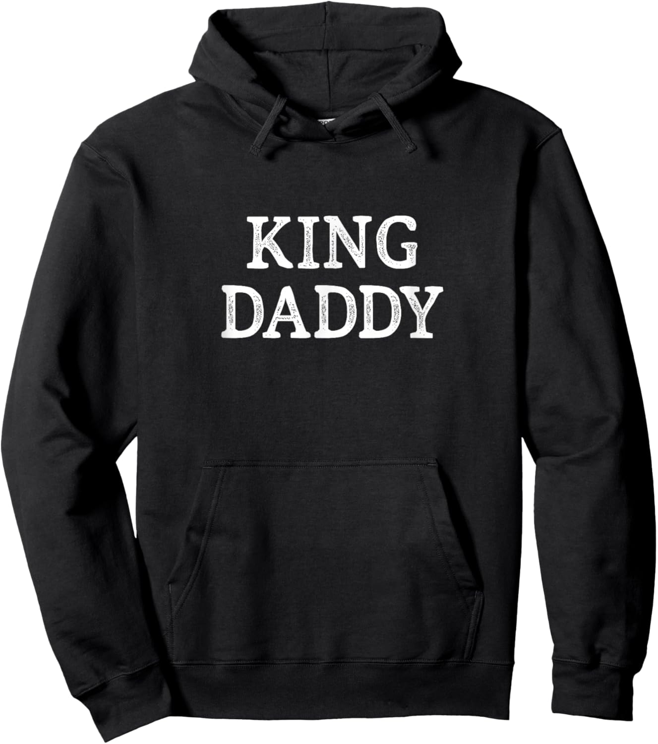 King Daddy - Vintage Style Hoodie - Hoodie | Black