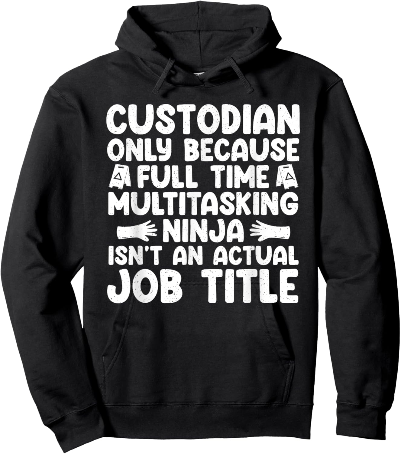 Custodian Design Women School Custodian Appreciation Hoodie - Hoodie | Black