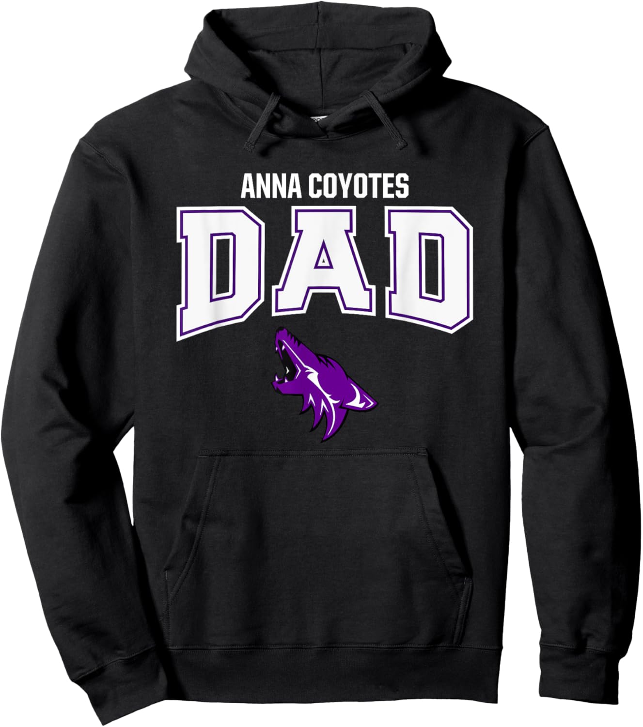 Anna Coyotes Logo Dad HS Hoodie - Hoodie | Black