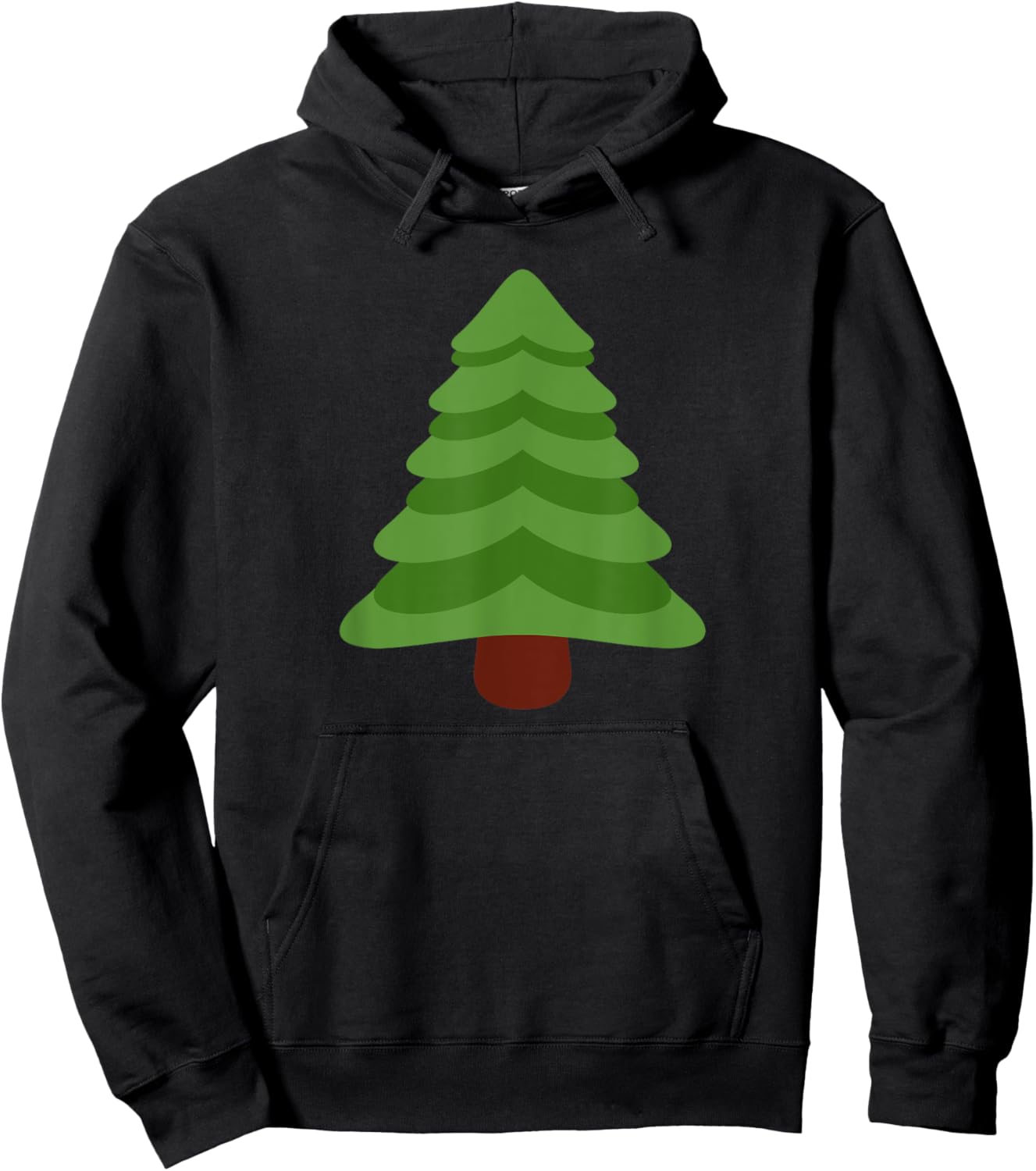Evergreen Tree Hoodie - Hoodie | Black