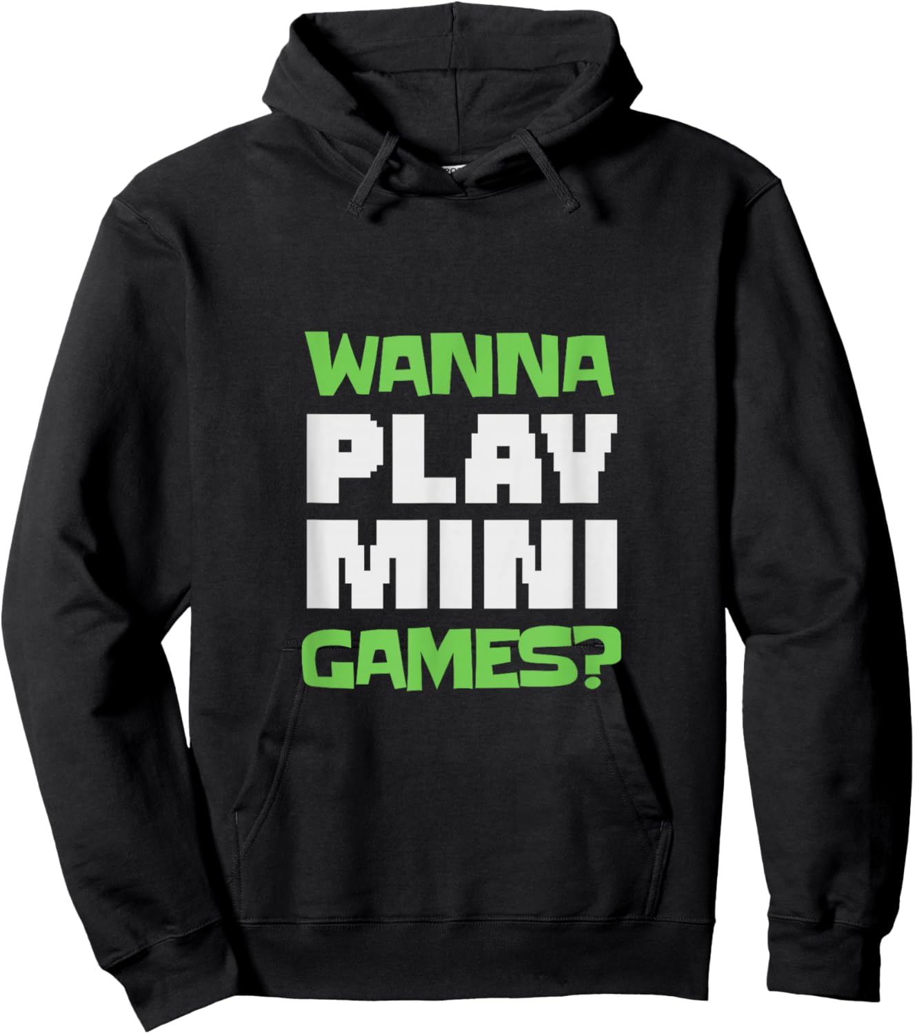 Wanna Play Mini Games? Retro Arcade Gamer Monkey Hoodie - Hoodie | Black
