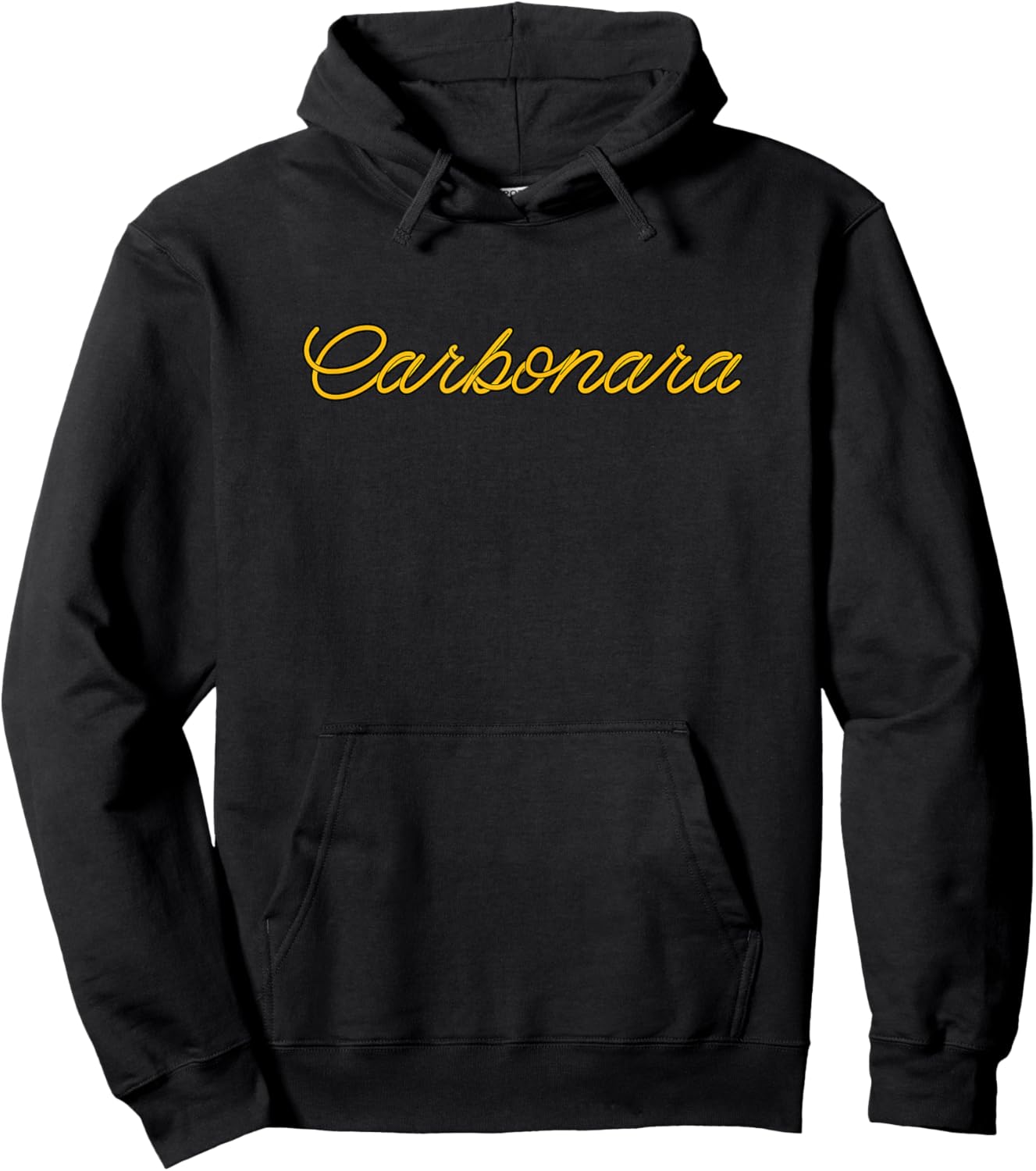Carbonara Pasta lover italian Food chef Italian pasta gifts Hoodie - Hoodie | Black