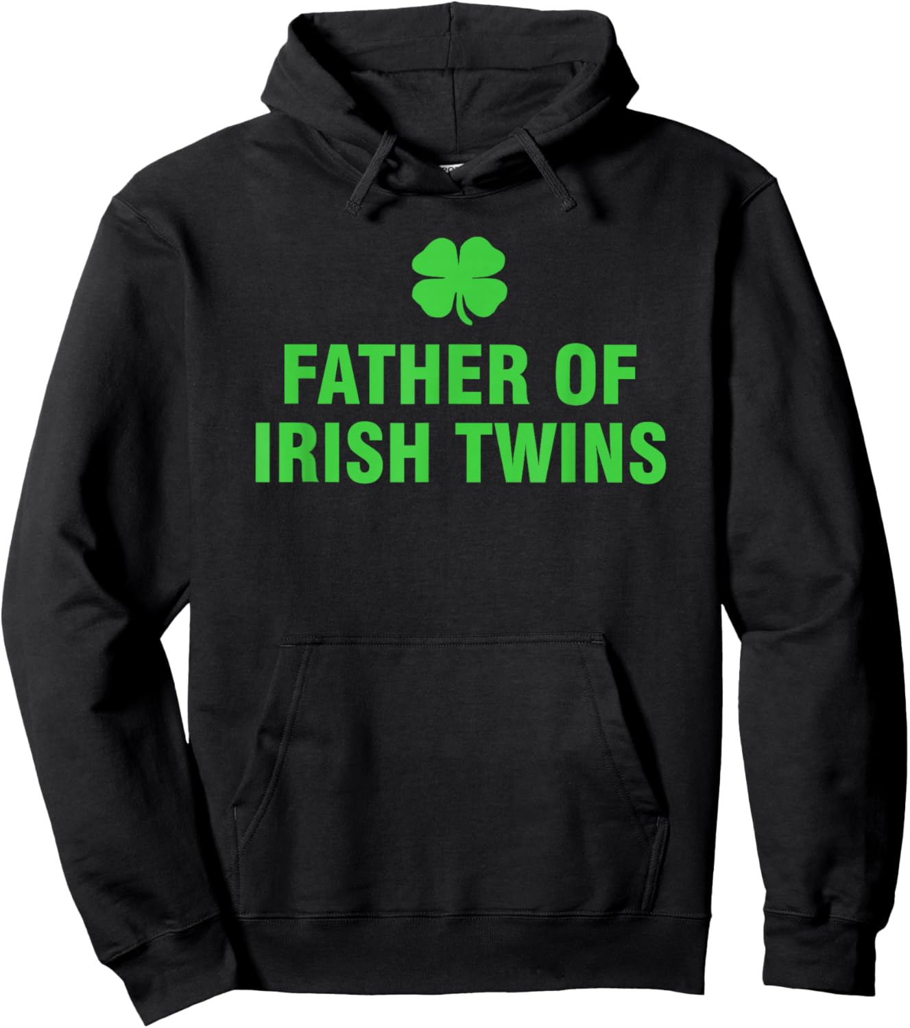 Father Of Irish Twins Hoodie - Hoodie | Black