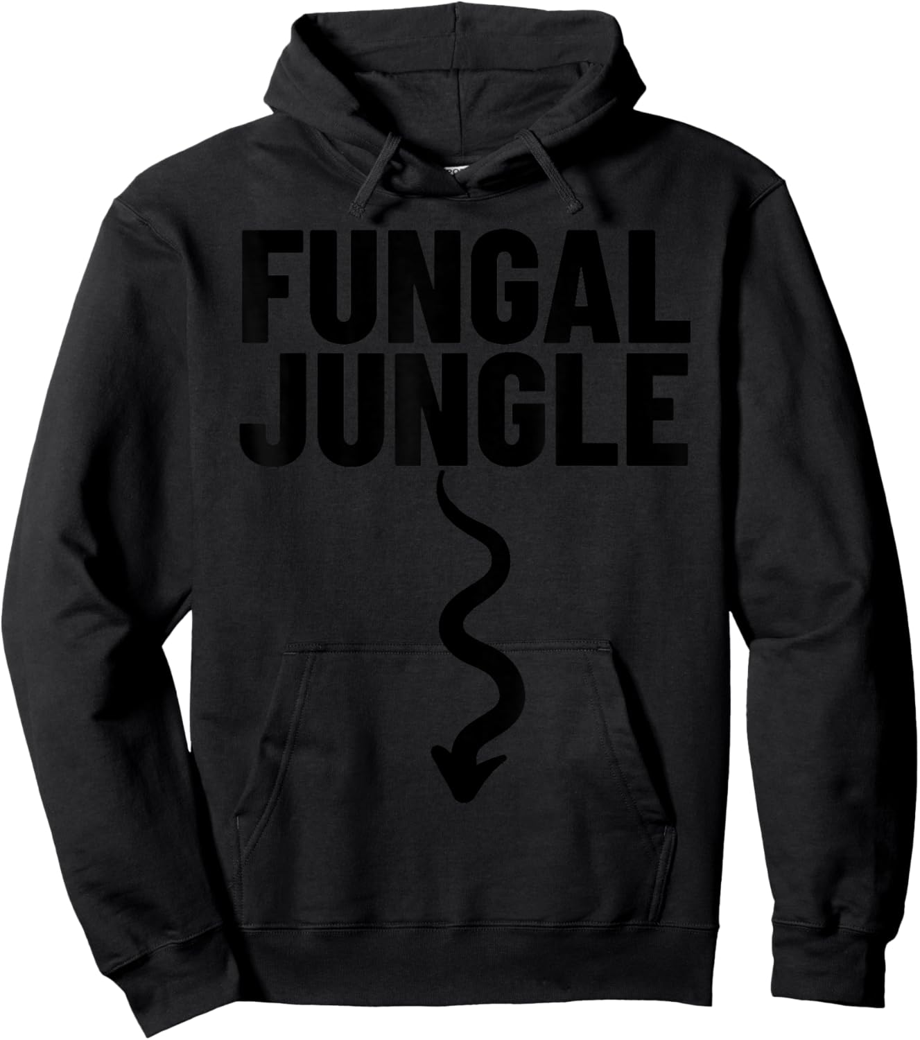 FUNGAL Jungle Arrow Funny Airport Cruise Exchange Gag Gift Hoodie - Hoodie | Black