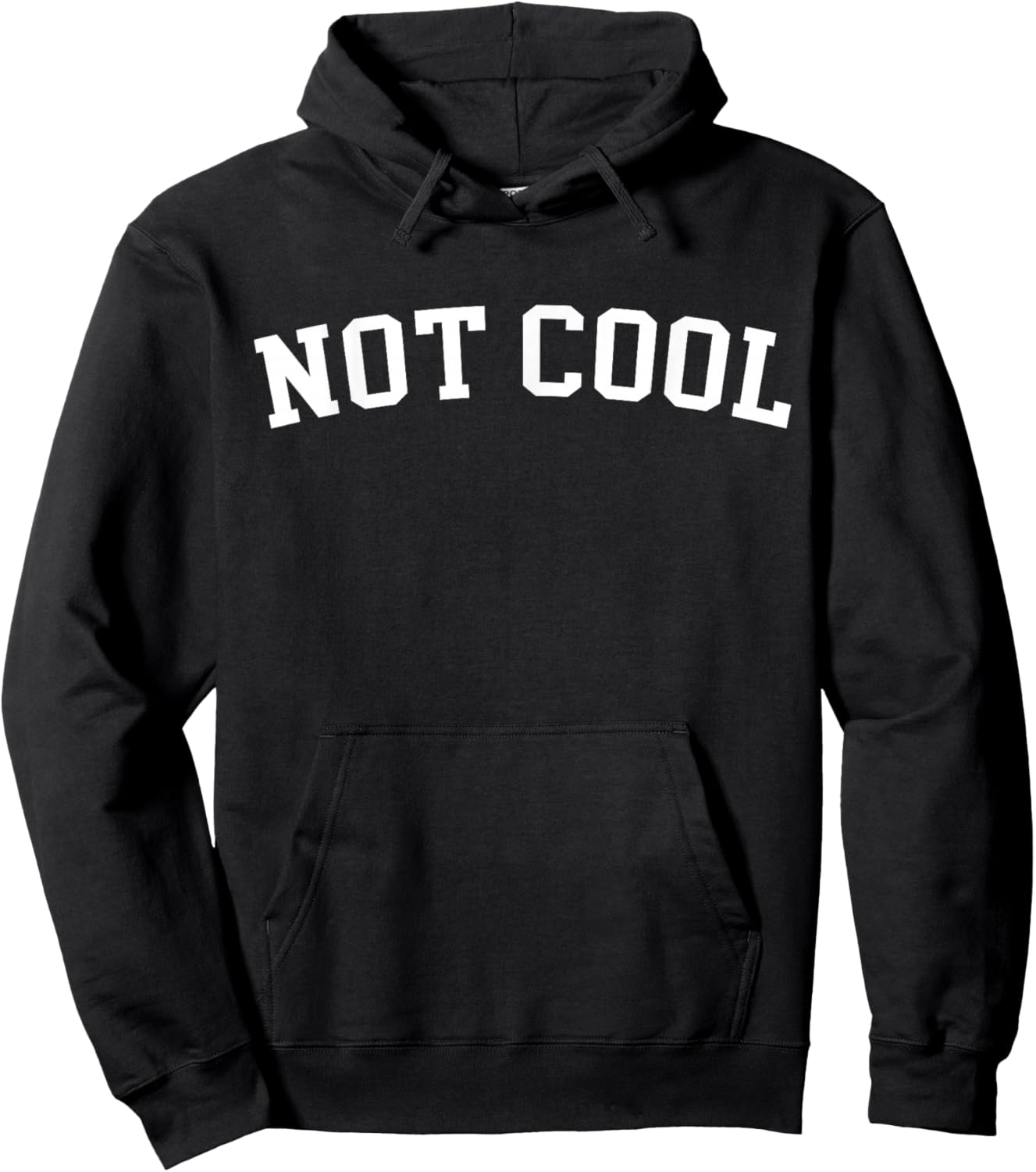 Not Cool Hoodie - Hoodie | Black