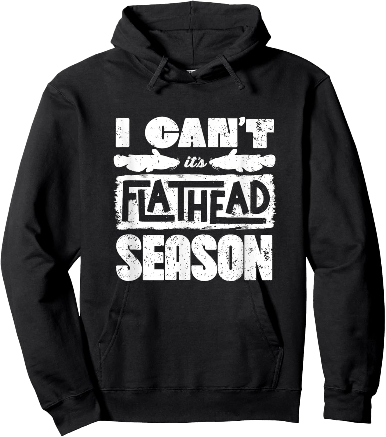Flathead Catfish Catfish Hunter Catfishing Flathead Season Hoodie - Hoodie | Black