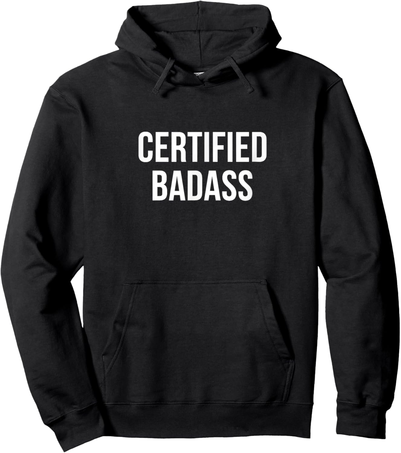 Certified Badass Hoodie - Hoodie | Black