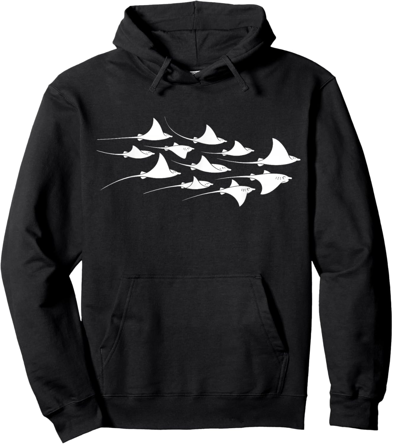 Manta Ray Devil Ray Flying Rays Stingray Manta Ray Diver Hoodie - Hoodie | Black