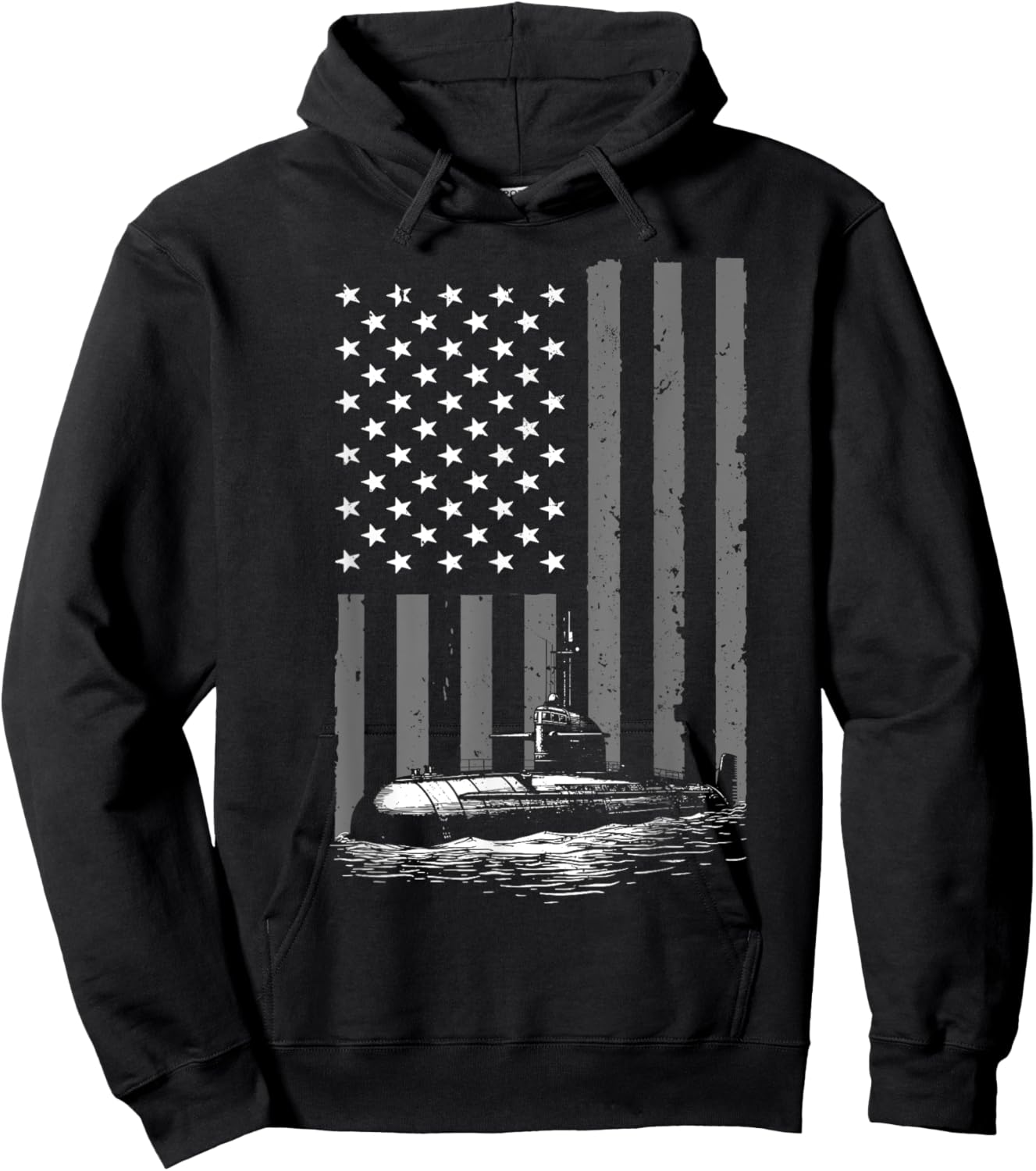 Funny Submarine Design Submariner Submarine Veteran Hoodie - Hoodie | Black