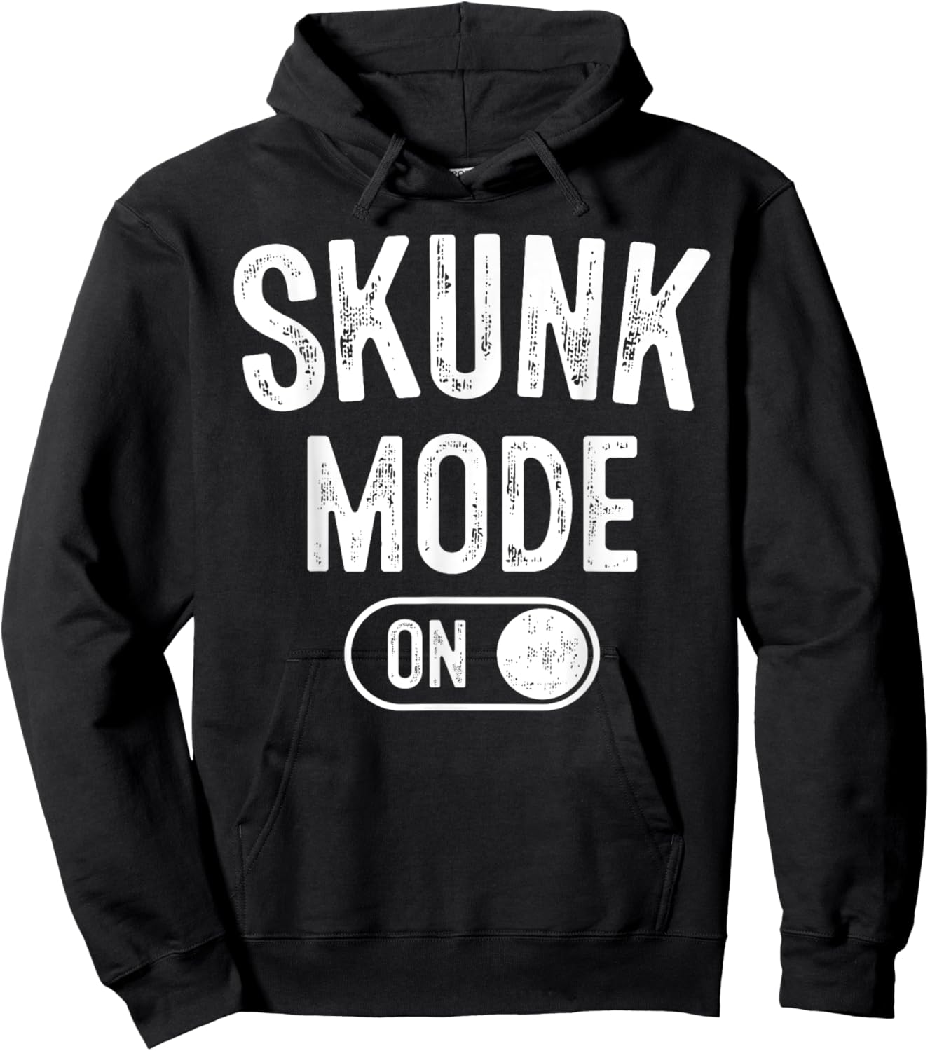 Skunk Mode On Costume Funny Scent Defender Gift Animal Lover Hoodie - Hoodie | Black