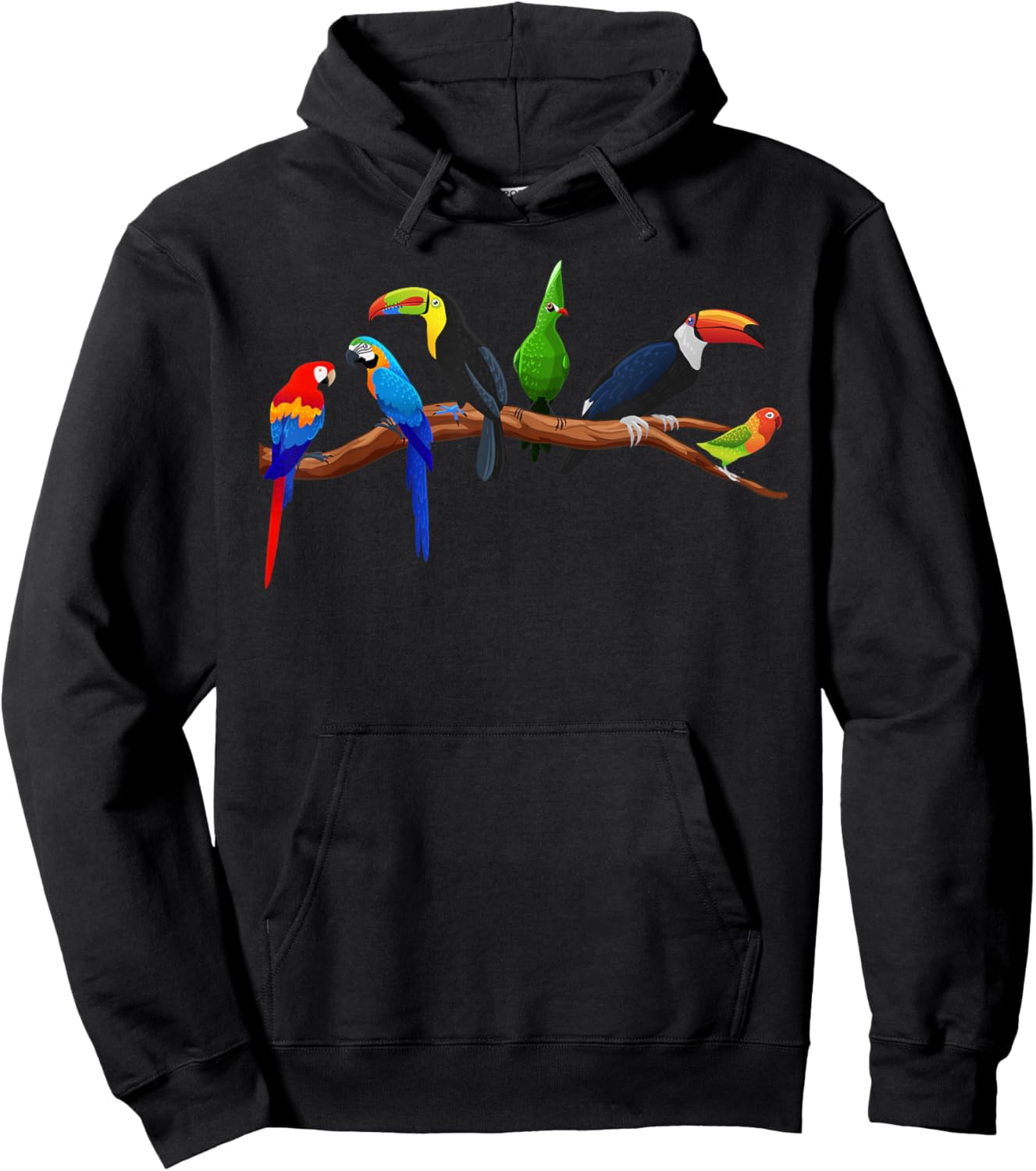 Cool Birds Art For Nerds Men Women Kids Bird Watcher Birding Hoodie - Hoodie | Black