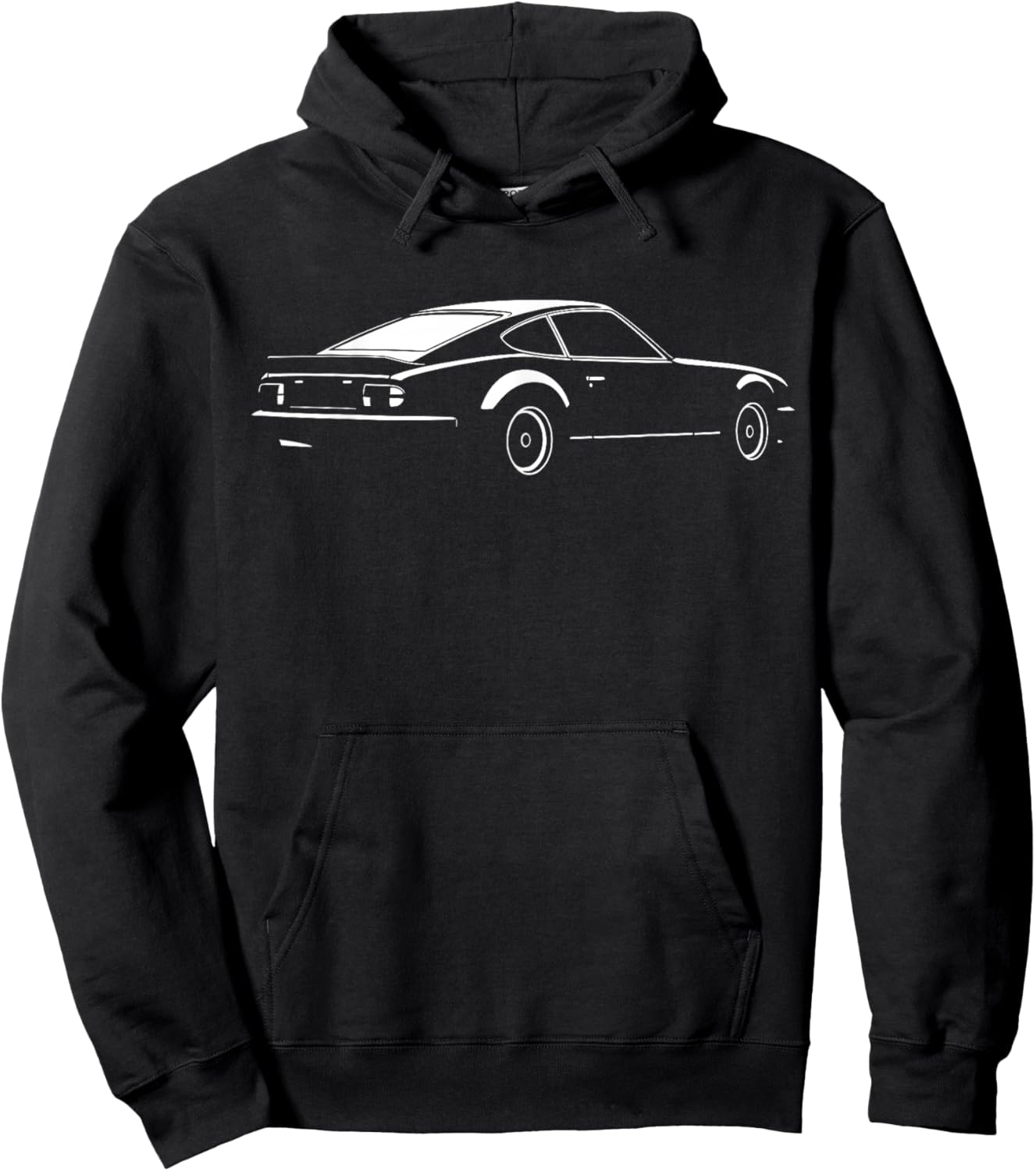 Legendary Racing Sports Car Iconic Racing Car Silhouette Hoodie - Hoodie | Black