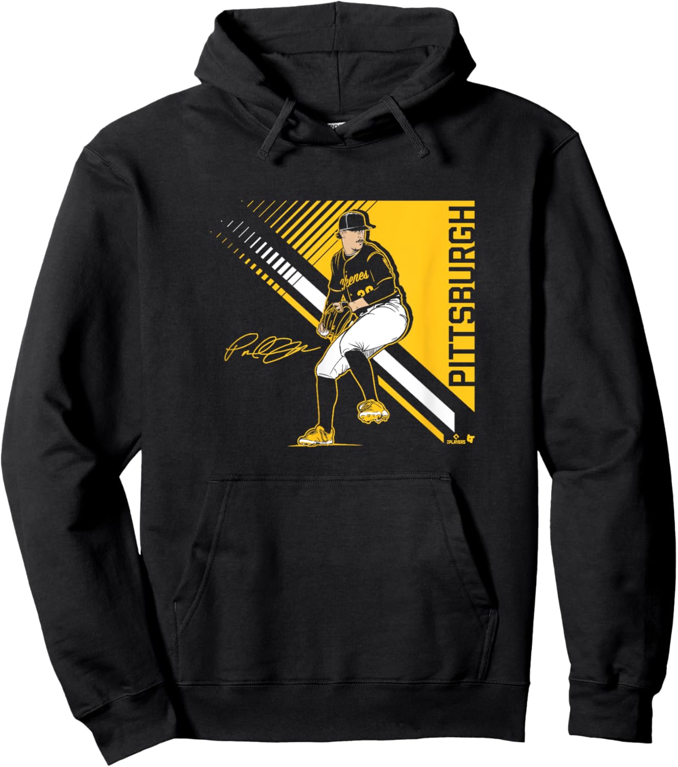 Paul Skenes: Superstar 2.0 - Pittsburgh Baseball Hoodie - Hoodie | Black