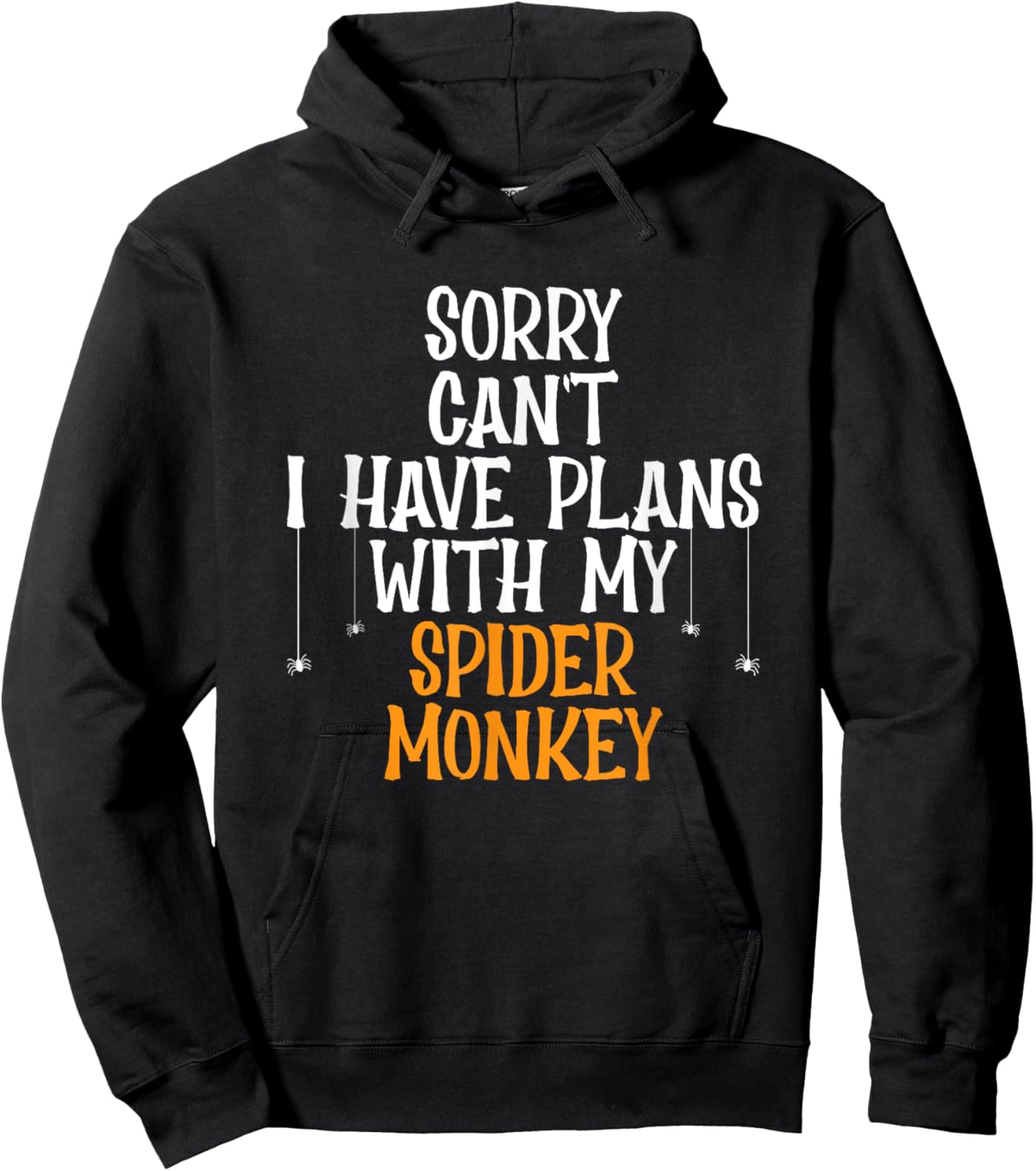 Spider Monkey Lover Jungle Animal I Love Spider Monkeys Hoodie - Hoodie | Black