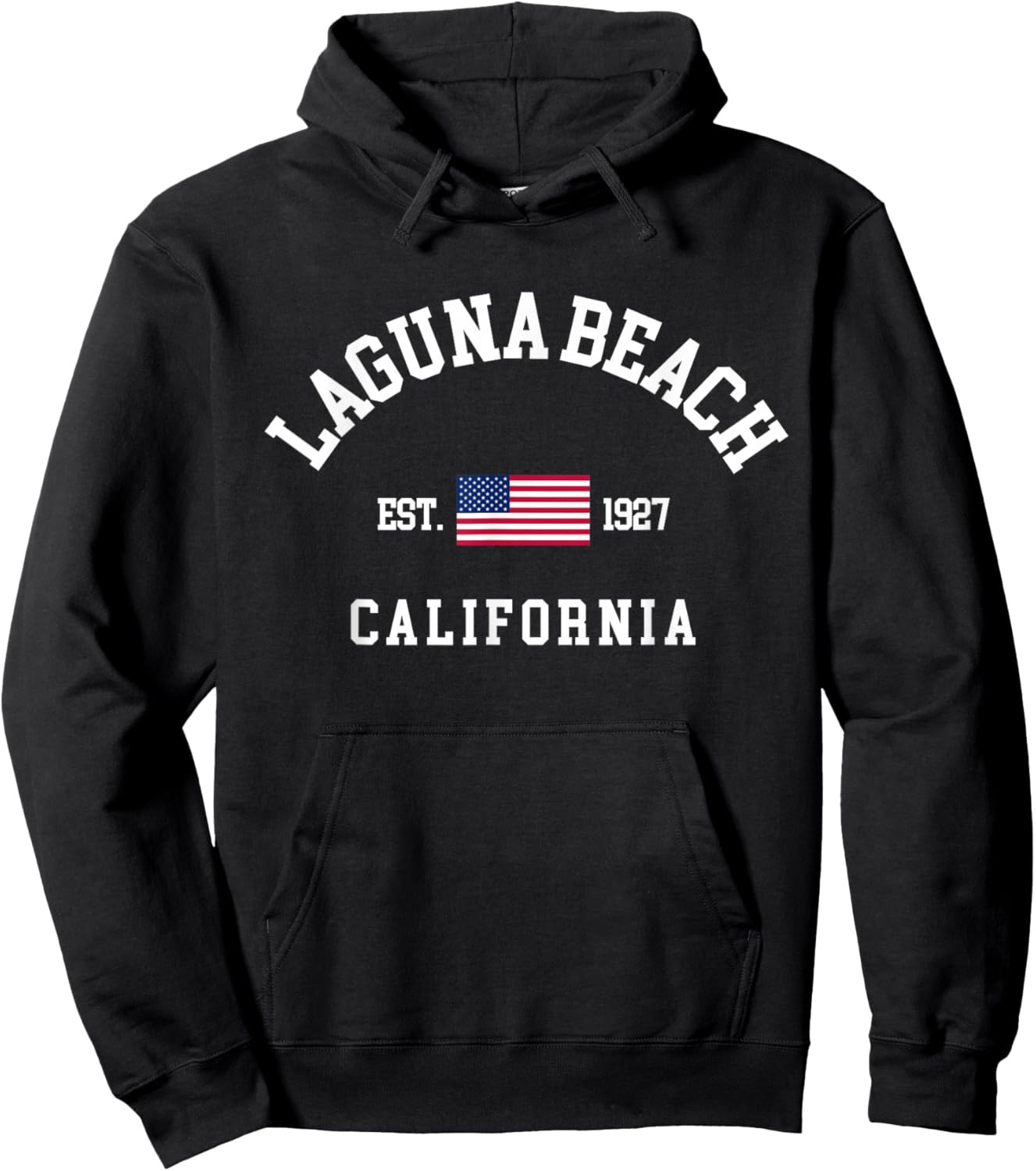 Trip to Laguna Beach California to Laguna Beach CA Hoodie - Hoodie | Black