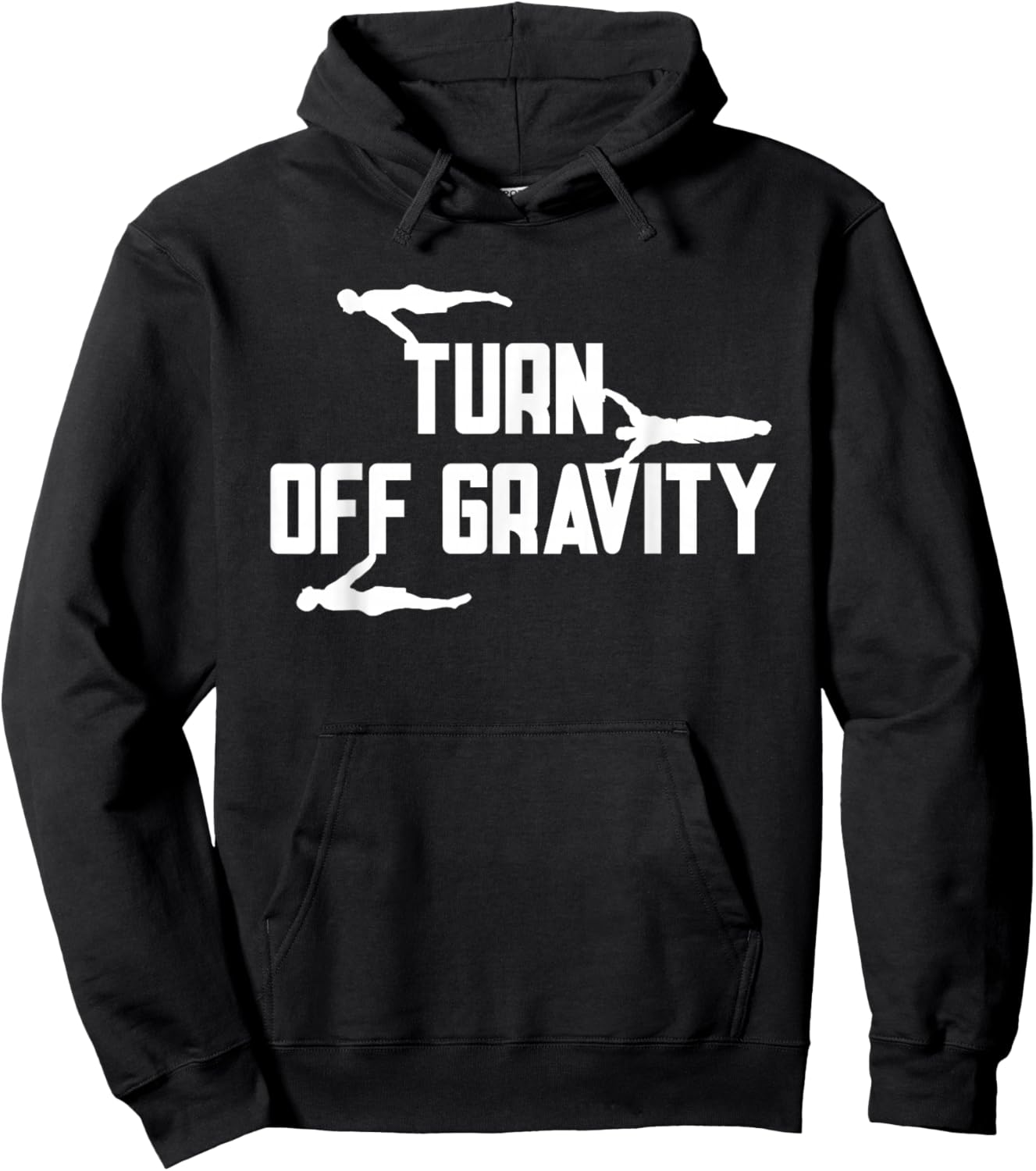 Street Workout Turn Off Gravity Calisthenics Workout Hoodie - Hoodie | Black