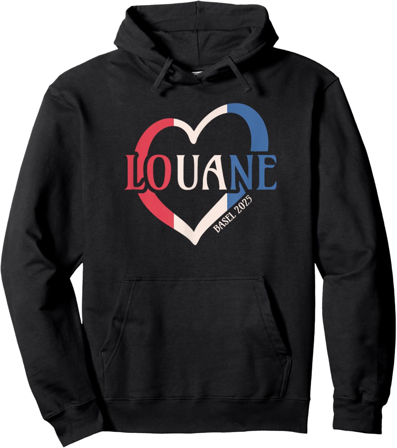 Louana French singer European music contest , Black, S Hoodie - Hoodie | Black
