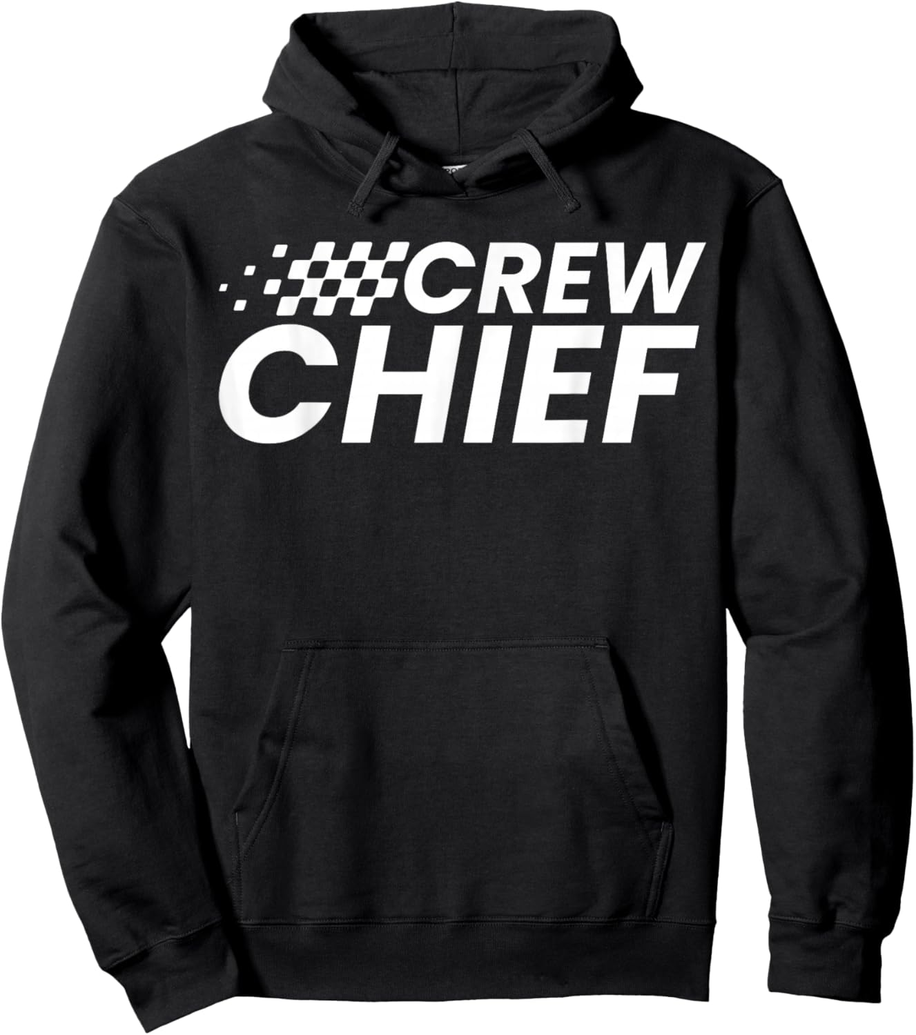 Crew Chief Pit Crew Racing Team Racer Car Hoodie - Hoodie | Black