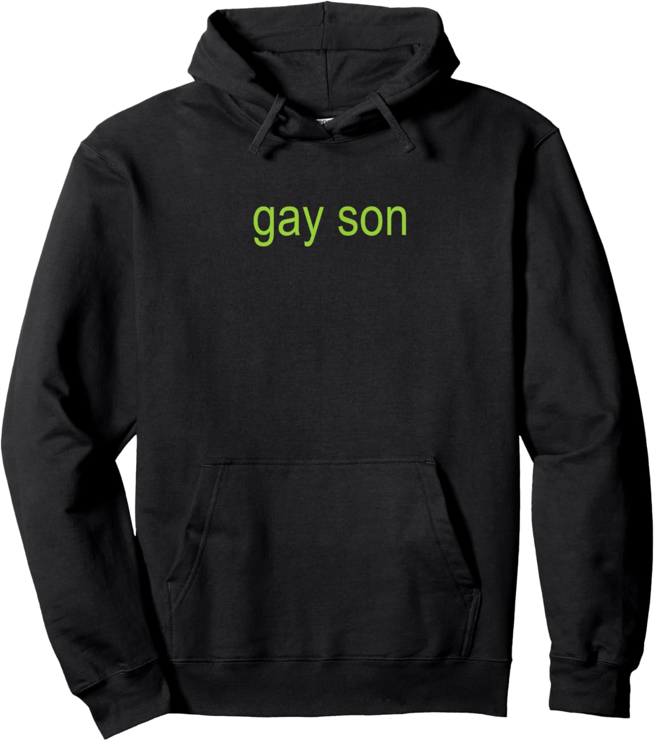Mouthy Moda Gay Son Brat | XCX Dark Humor Joke 365 Partygirl Hoodie - Hoodie | Black
