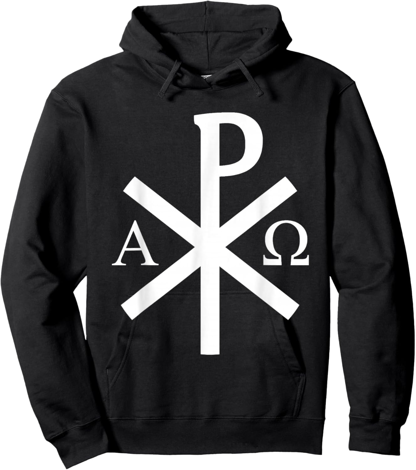 La Croix Chi-Rho - Symbole De Jésus-Christ - v2 Hoodie - Hoodie | Black