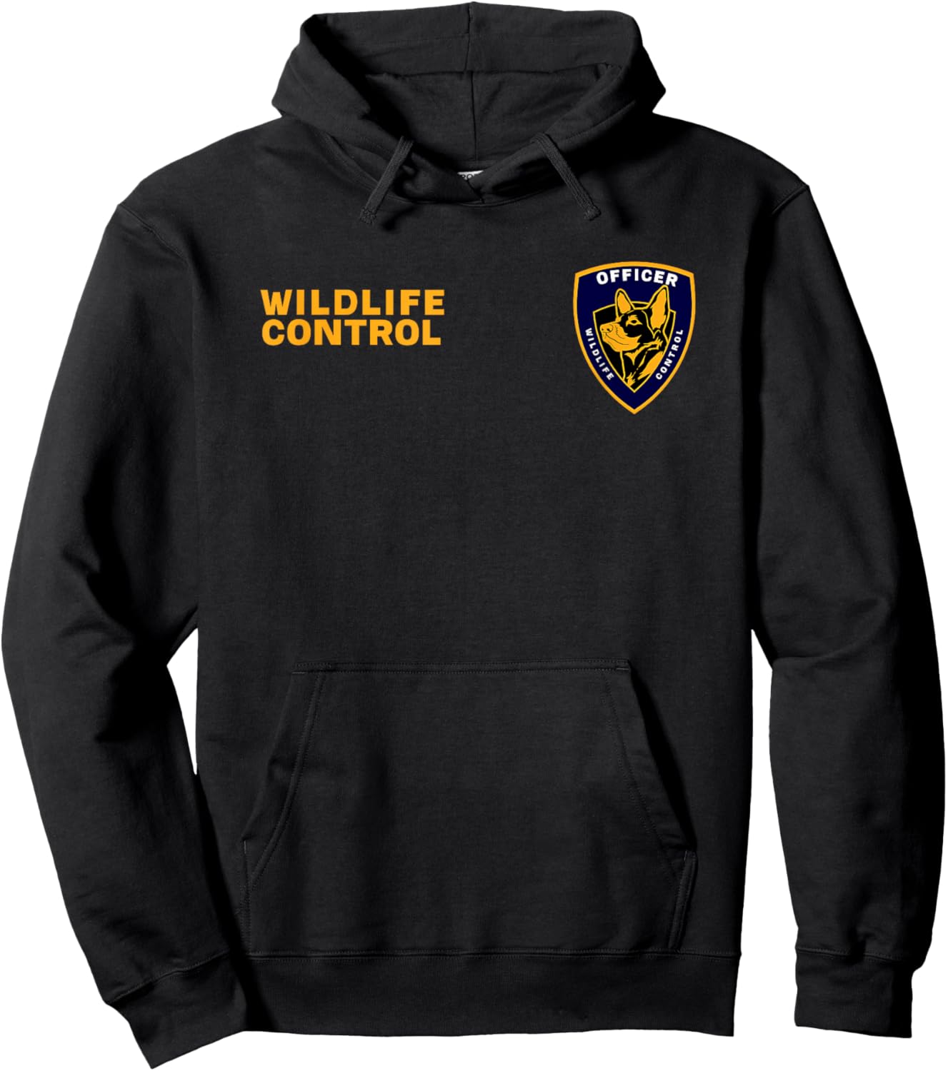 Animal Control & Rescue Officer Wildlife Control Operator Hoodie - Hoodie | Black