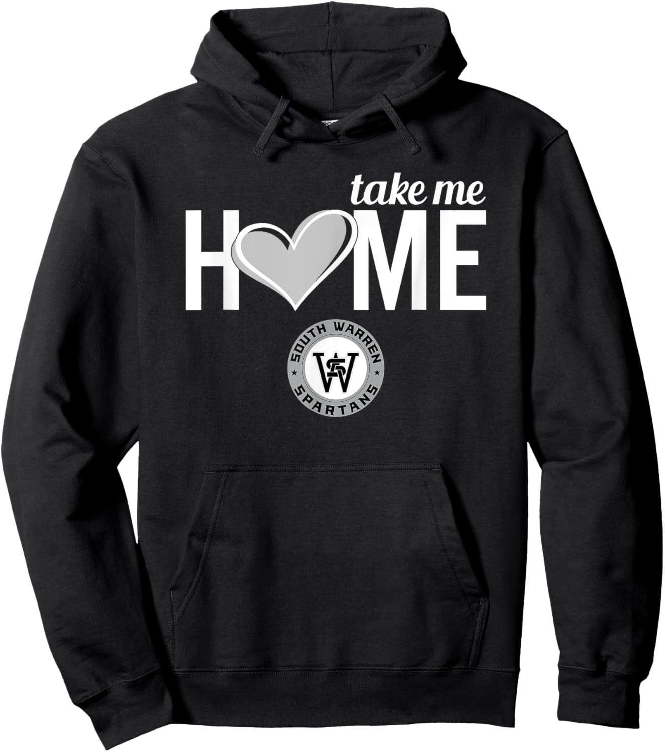 South Warren Spartans Logo Take Me Home HS Hoodie - Hoodie | Black