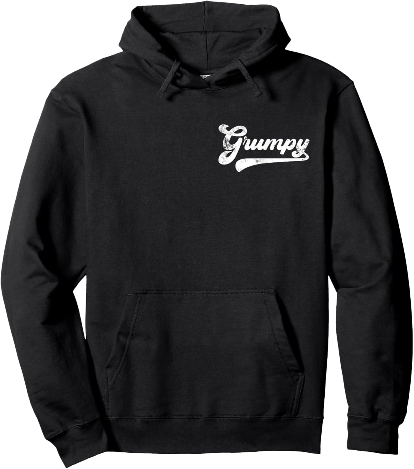 Grumpy Vintage Retro Father's Day for Grumpy Grandpa Hoodie - Hoodie | Black