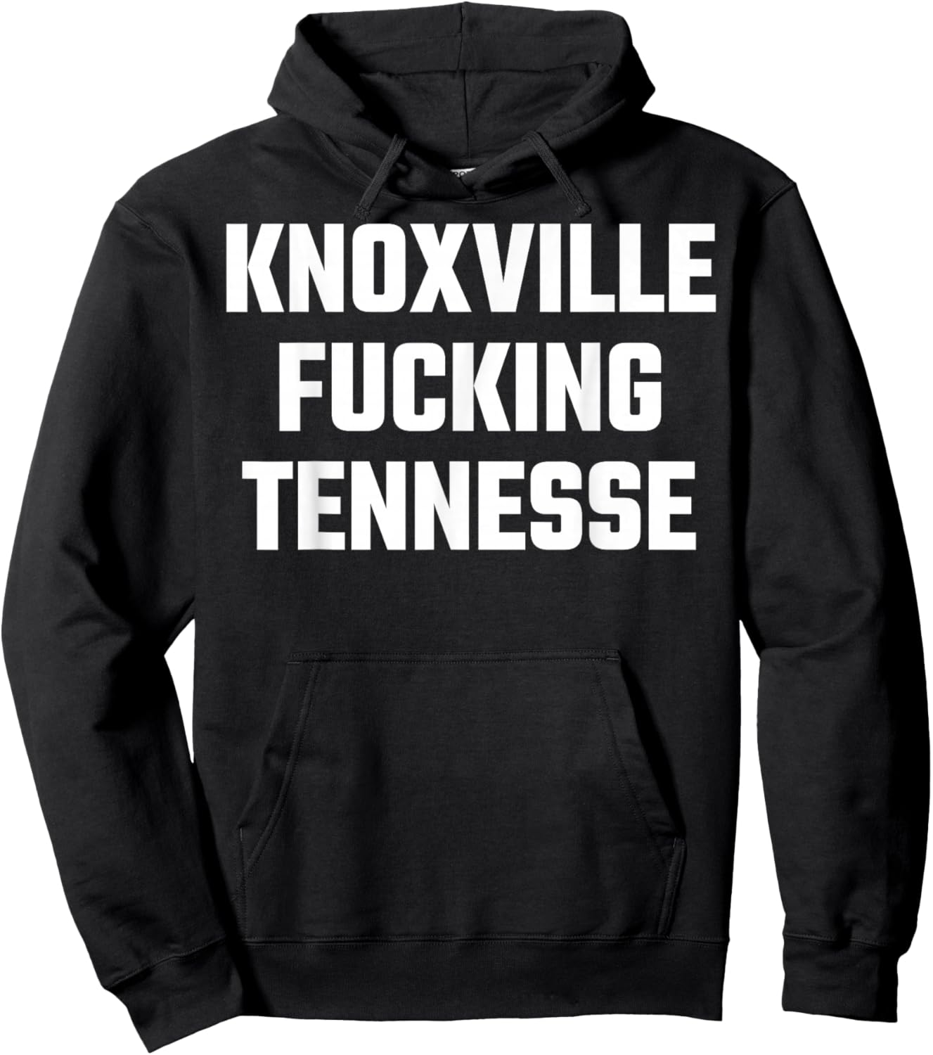 Knoxville Fucking Tennessee Funny Hoodie - Hoodie | Black