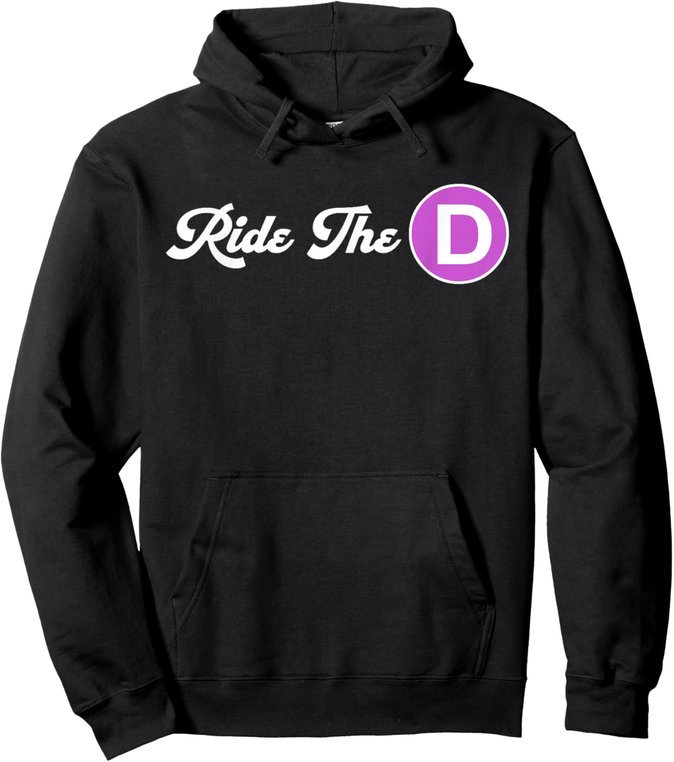 Metro Ride The D Shirt Hoodie - Hoodie | Black